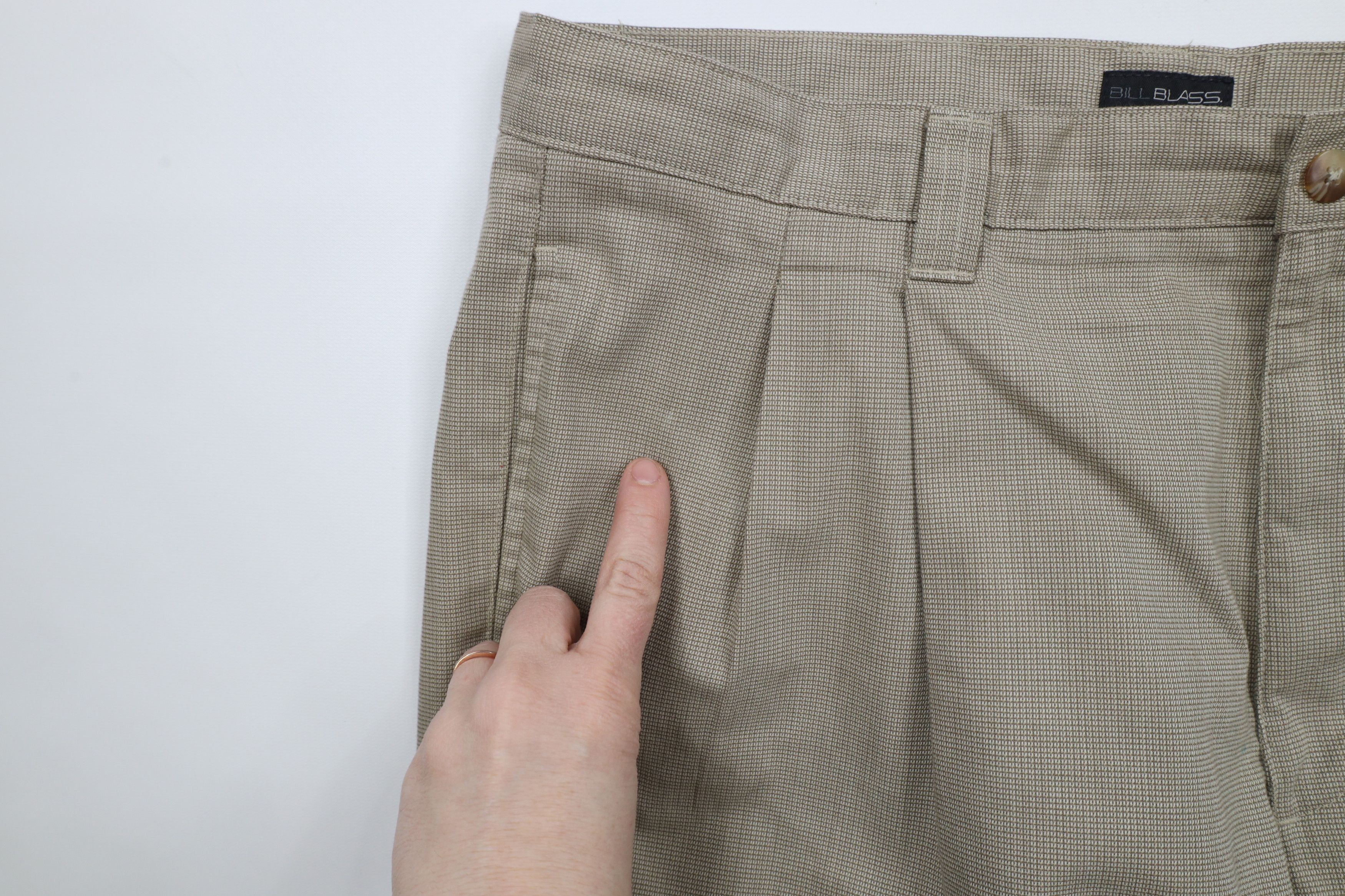 Vintage Vintage 90s Streetwear Pleated Cuffed Wide Leg Chino Pants Size US 36 / EU 52 - 8 Thumbnail
