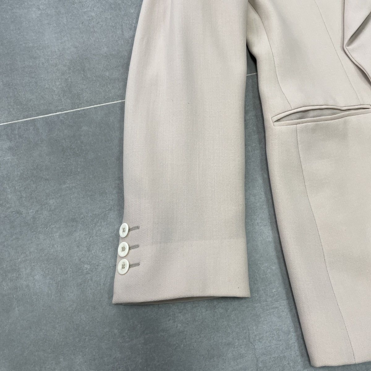 Emporio Armani × Vintage Vintage Emporio Armani Wool Blazer Size 46 Size L / US 10 / IT 46 - 4 Thumbnail