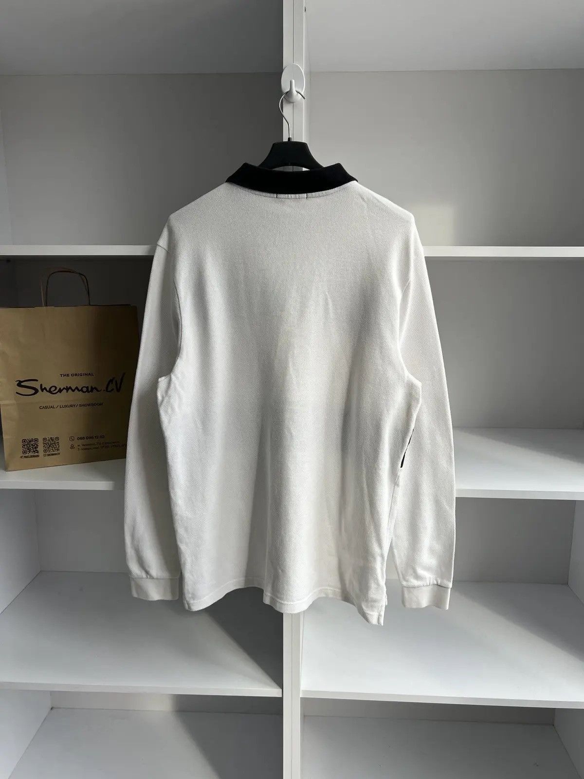 Fred Perry × Vintage Vintage Fred Perry Logo Rugby long sleeve Size US XL / EU 56 / 4 - 10 Thumbnail