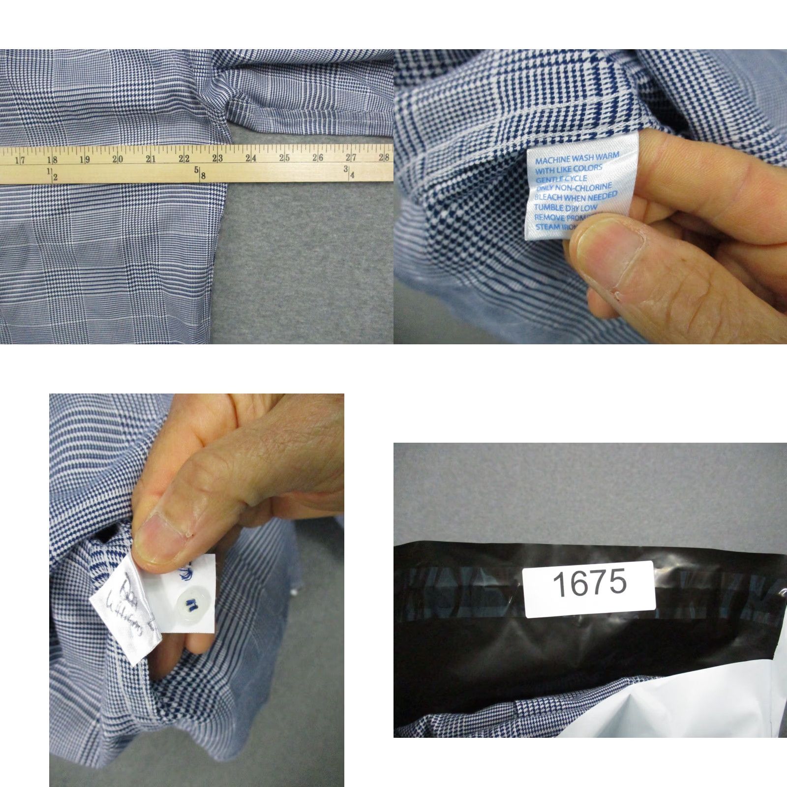 Southern Tide Southern Tide Shirt Men's Medium Classic Fit Blue Plaid Long Sleeve Button Front Size US M / EU 48-50 / 2 - 8 Thumbnail