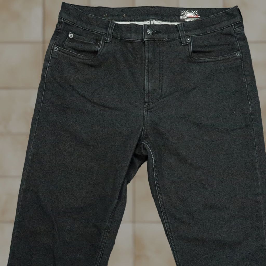Faherty Faherty Pants Mens 32x26 Onyx Black Stretch 5 Pocket Straight Chino Casual Workwear Mens Size US 32 / EU 48 - 1 Thumbnail