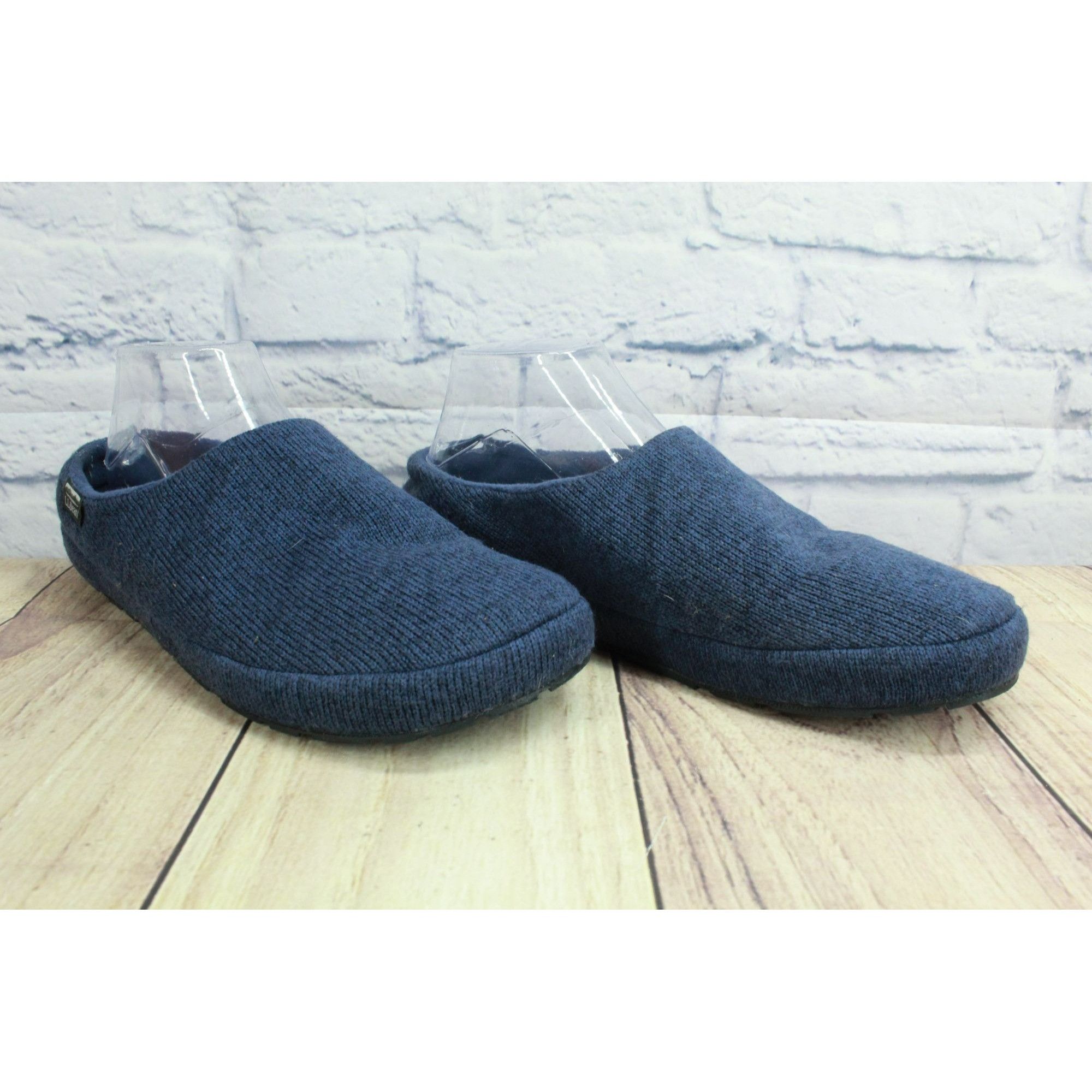 L.L. Bean LL Bean Womens Sweater Fleece Lined Slipper Scuffs Size US 10 / IT 40 - 3 Thumbnail
