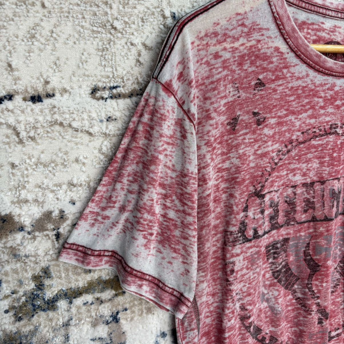 Affliction Distressed Affliction Paper Thin T-shirt rare design Size US L / EU 52-54 / 3 - 3 Thumbnail