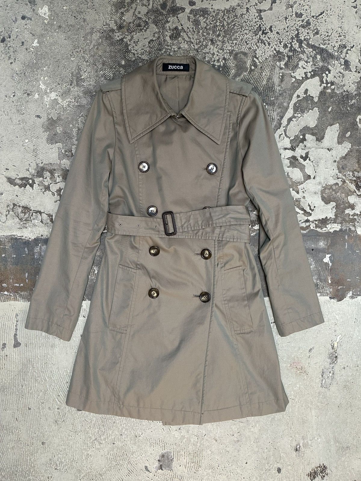 Zucca Japanese designer Zucca iridescent trench coat Size M / US 6-8 / IT 42-44 - 1 Thumbnail