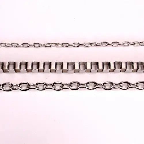 Other 3 Layer Silver Color Lock Key Tassel Chain Size ONE SIZE - 4 Thumbnail