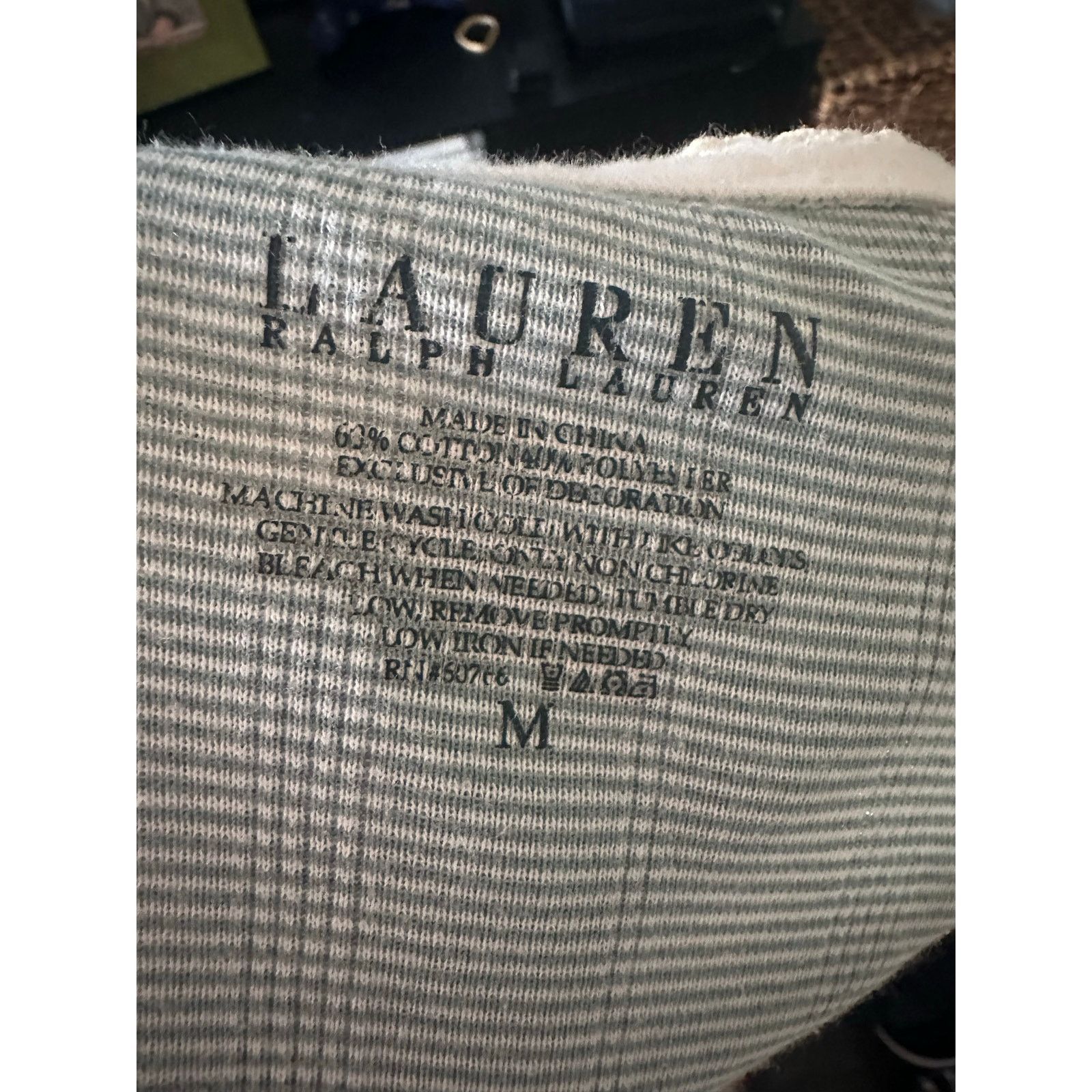Lauren Ralph Lauren Lauren Ralph Lauren BlueWaffle Knit Nightshirt Lounge Soft Size ONE SIZE - 7 Thumbnail