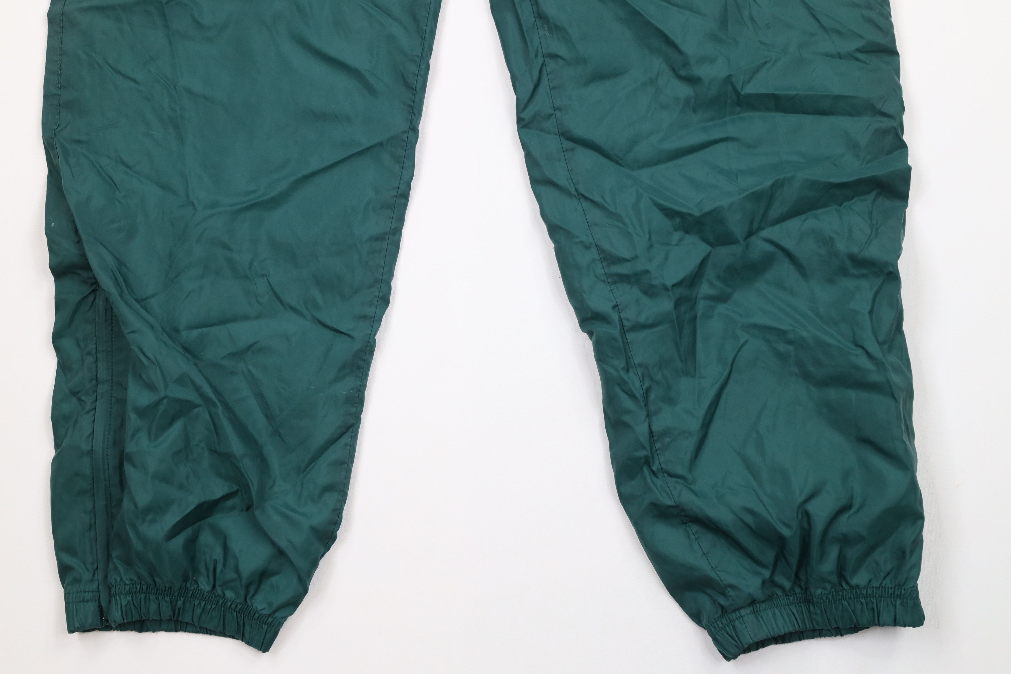 Adidas × Vintage Vintage 90s Adidas Lined Nylon Joggers Jogger Pants Green Size 30 - 4 Thumbnail