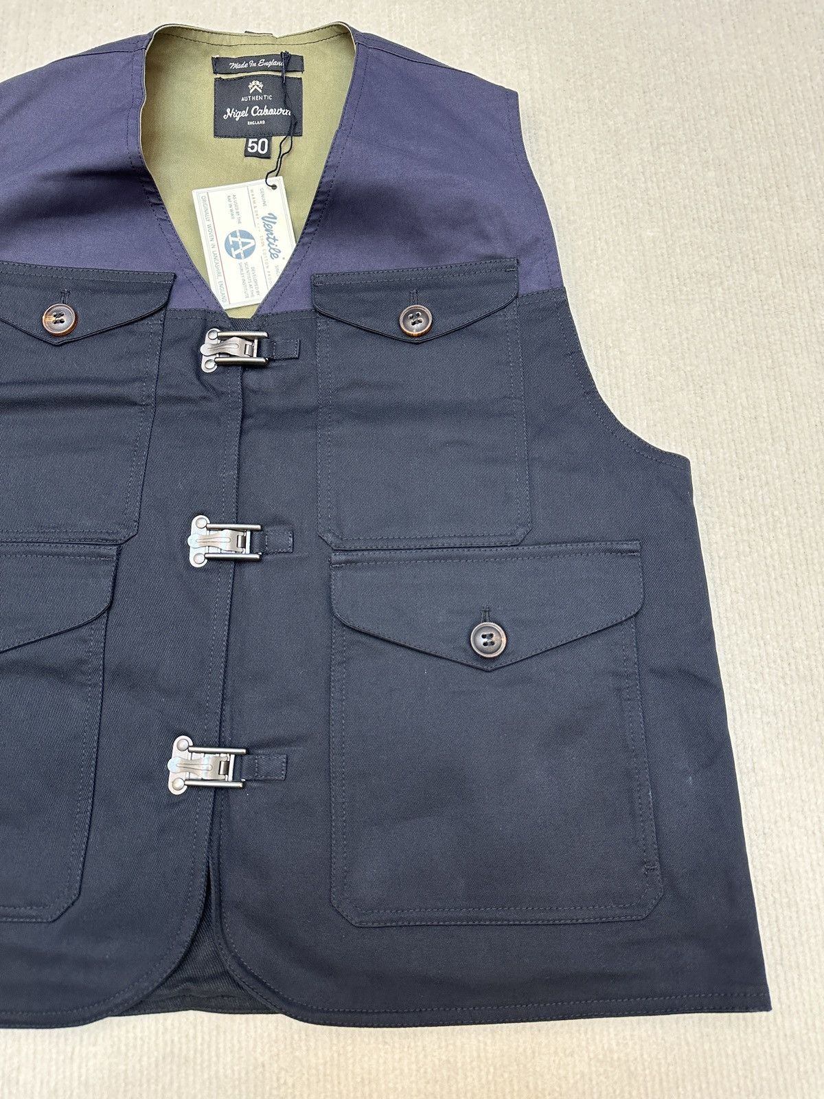 Nigel Cabourn Nigel Cabourn Cameraman Vest Size US M / EU 48-50 / 2 - 3 Thumbnail