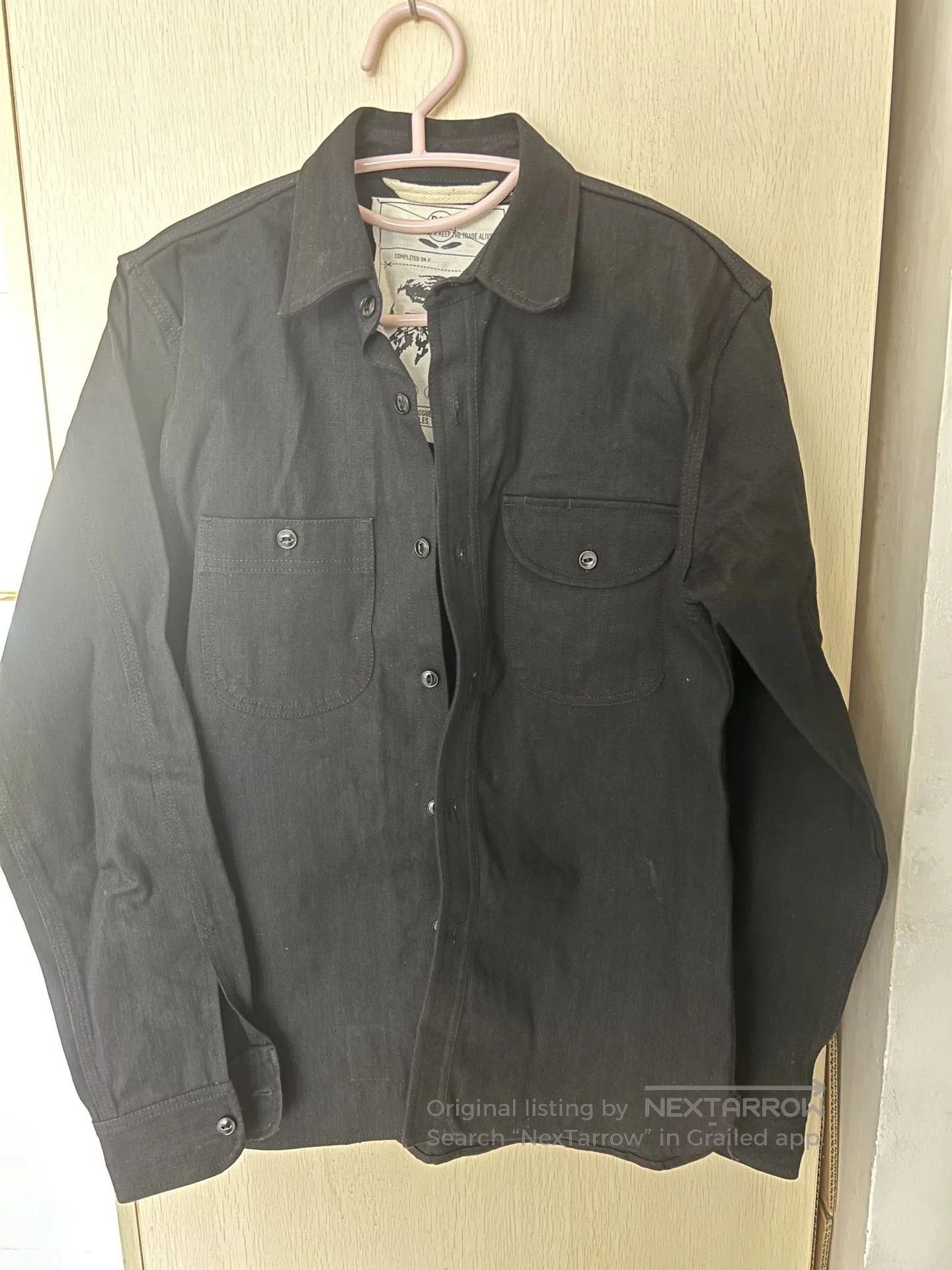 Rogue Territory Rogue Territory Black Denim Work Shirt. Size US S / EU 44-46 / 1 - 1 Thumbnail