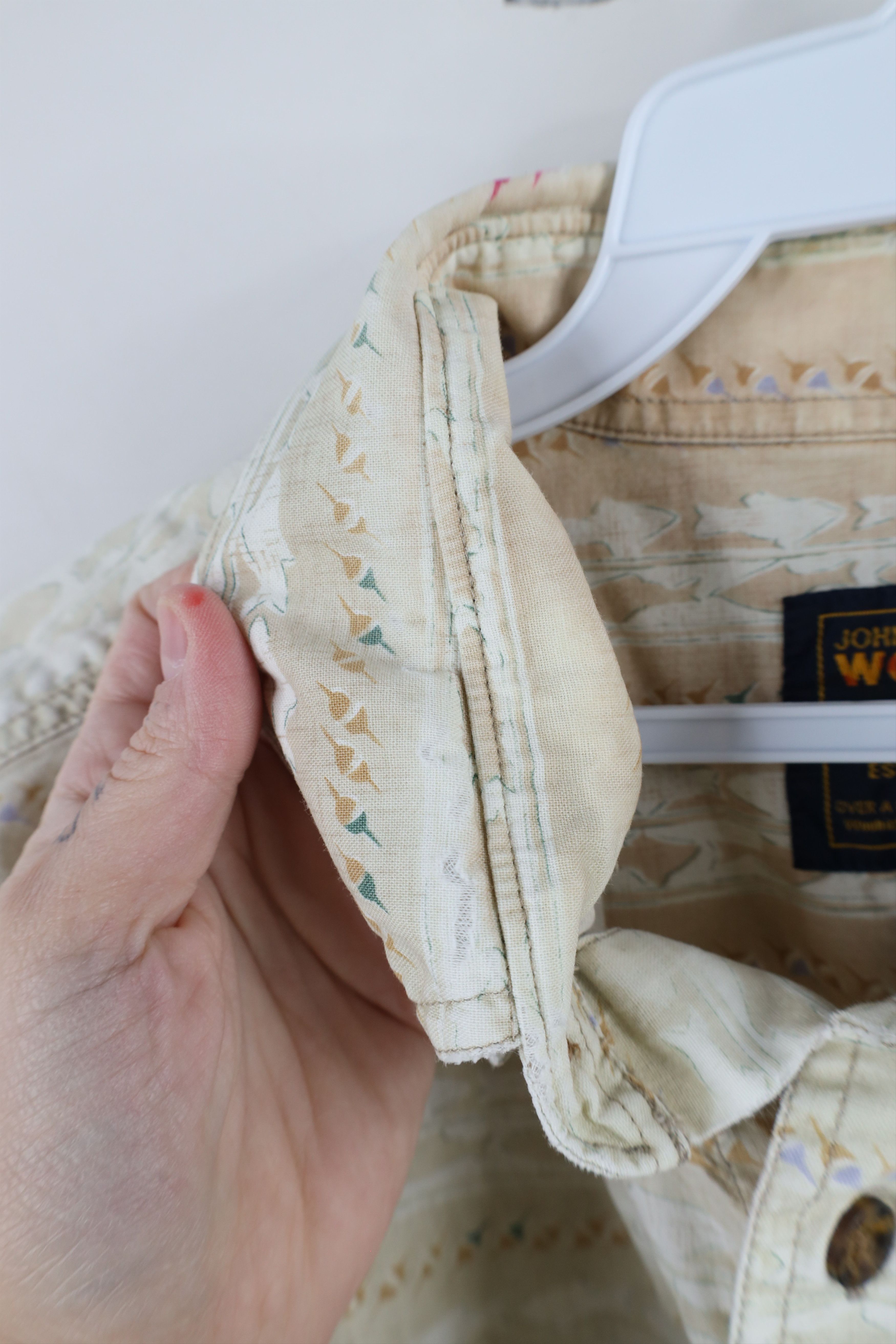 Vintage × Woolrich Woolen Mills Vintage 90s Woolrich Over Print Short Sleeve Button Shirt Size US XXL / EU 58 / 5 - 9 Thumbnail
