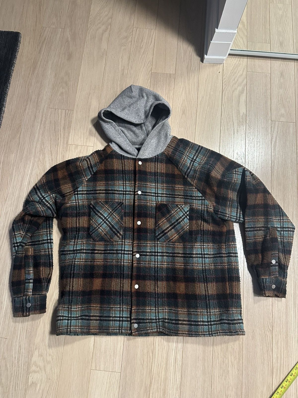 Represent Clo. Hooded overshirt Size US XL / EU 56 / 4 - 1 Thumbnail