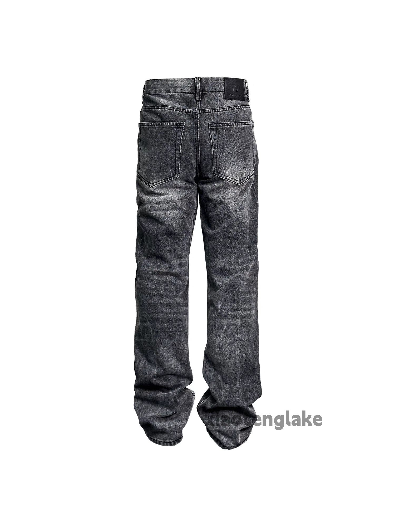 Designer × Jean × Vintage Unisex washed faded punk grunge bootcut flared jeans Size US 32 / EU 48 - 6 Thumbnail
