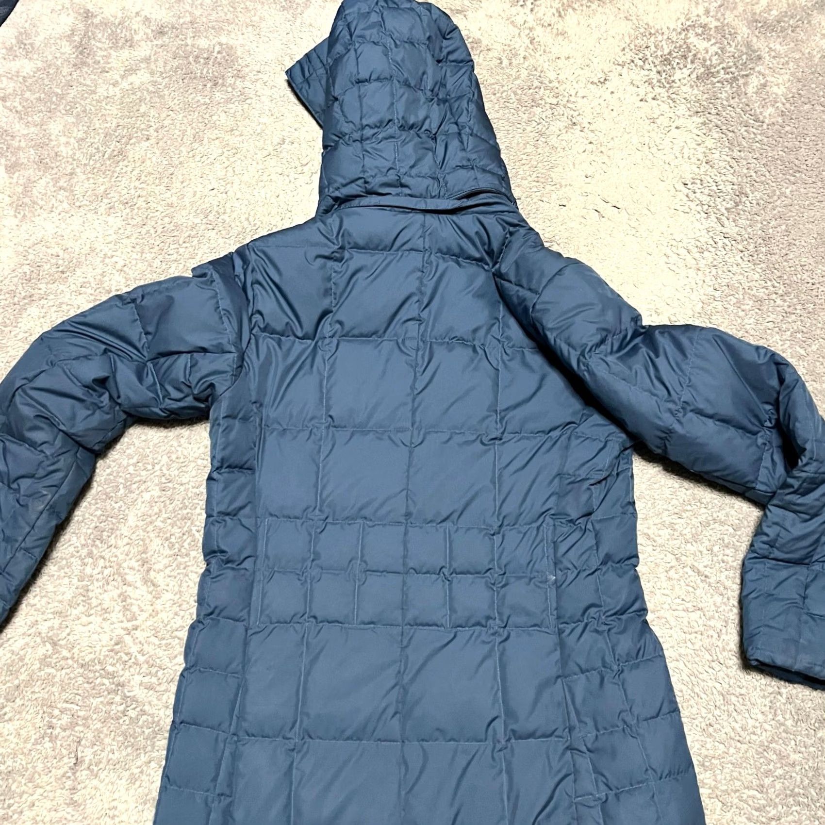 Patagonia Patagonia Jacket Womens XS Down With It Parka Puffer Coat Hooded Long Blue Stains Womens XS Jacket Size XS / US 0-2 / IT 36-38 - 7 Thumbnail