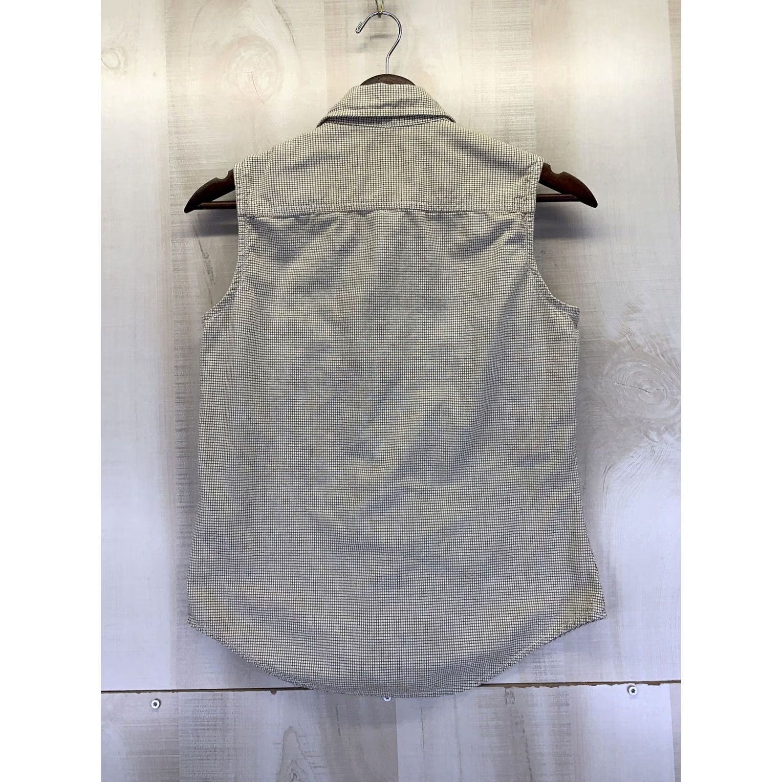 Calvin Klein Calvin Klein Khakis Check Print Pocket Tank Top Womens Small-10269 Size S / US 4 / IT 40 - 6 Thumbnail