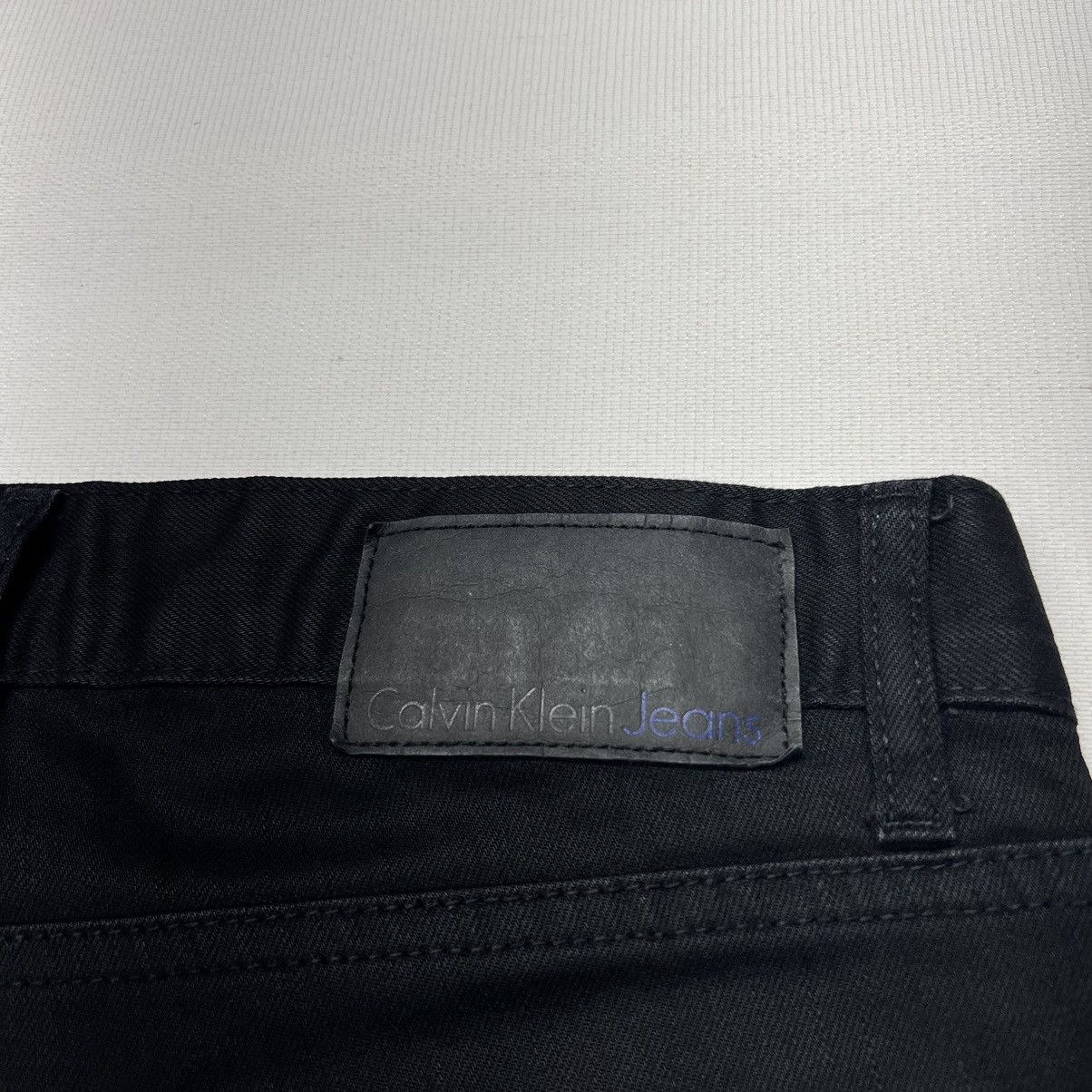 Calvin Klein Calvin Klein Jeans Black Slim Fit Regular Denim Pants Dark Size US 30 / EU 46 - 14 Thumbnail