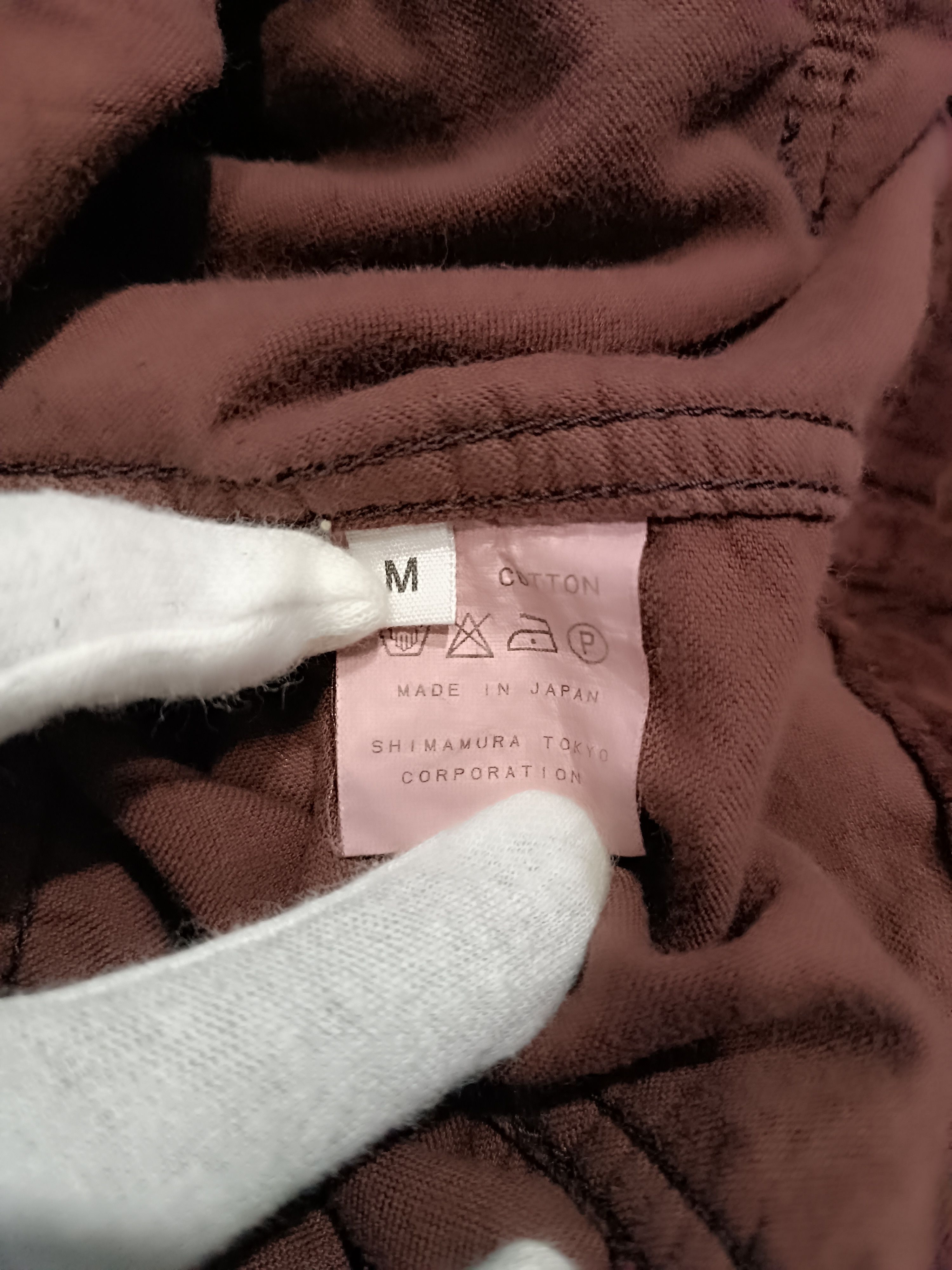 Japanese Brand 0000 Velvet Jacket Brown Shimamura Tokyo Size US M / EU 48-50 / 2 - 4 Thumbnail