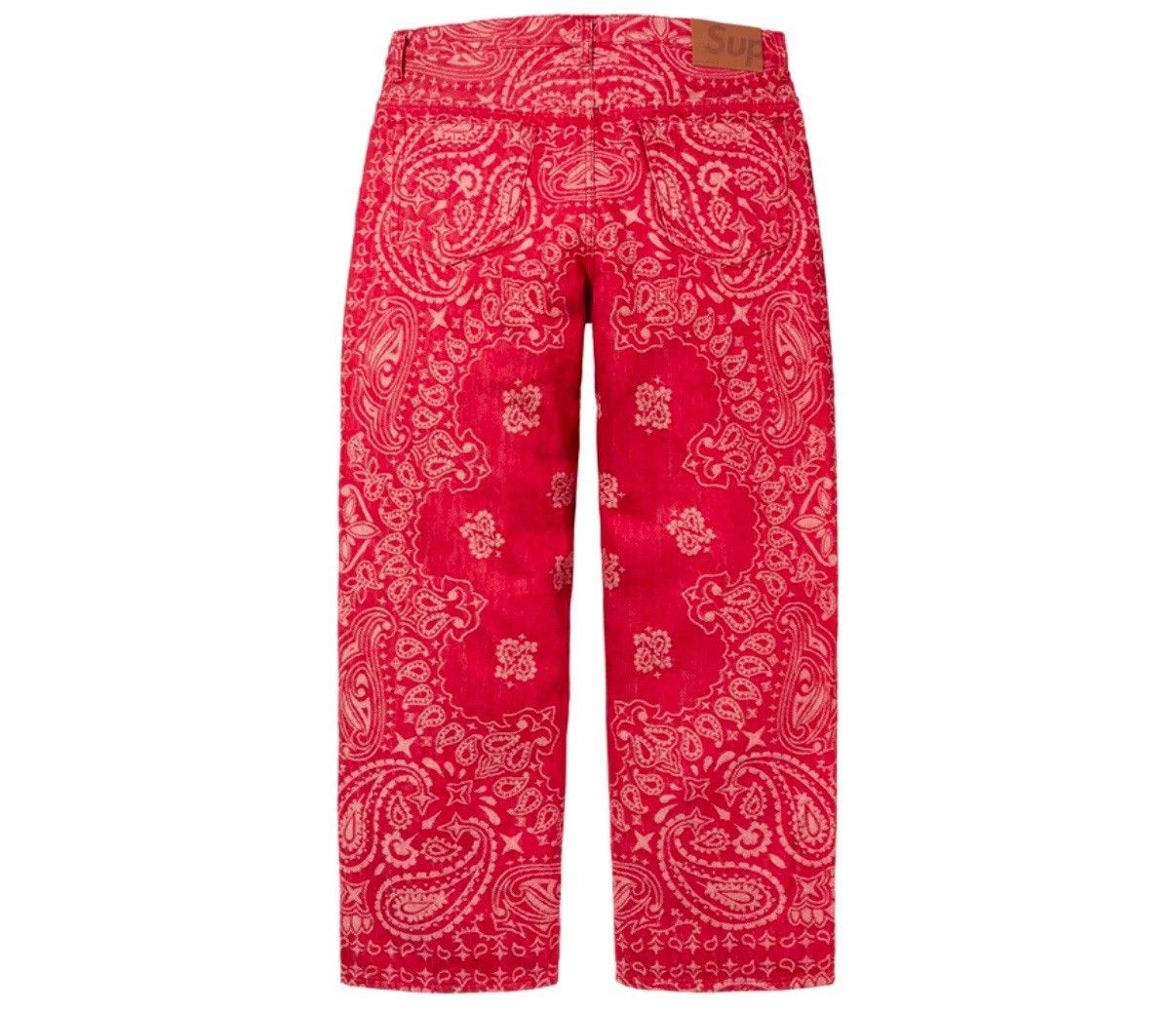 Supreme Supreme Bandana Jacquard Baggy Jean | Grailed