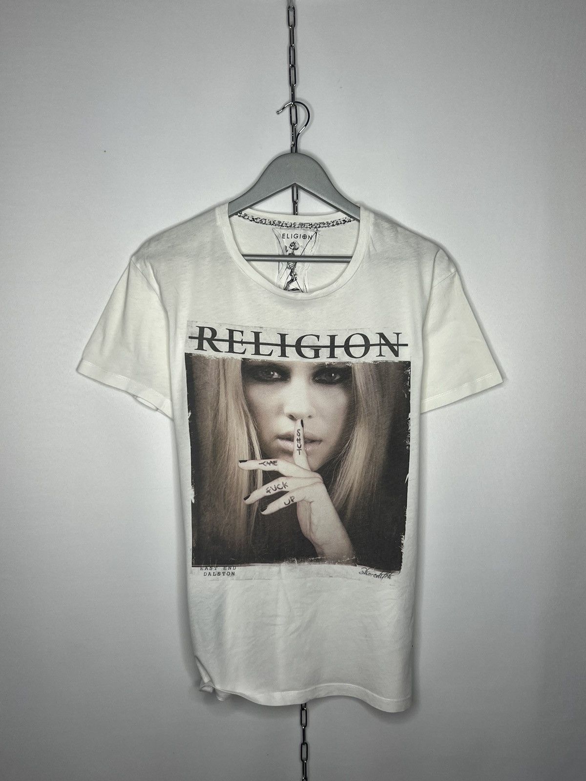 Other ☠️Religion Shut The Fuck UP Sexy Girl T-Shirt Tee Y2K Hype☠️ Size US L / EU 52-54 / 3 - 1 Thumbnail