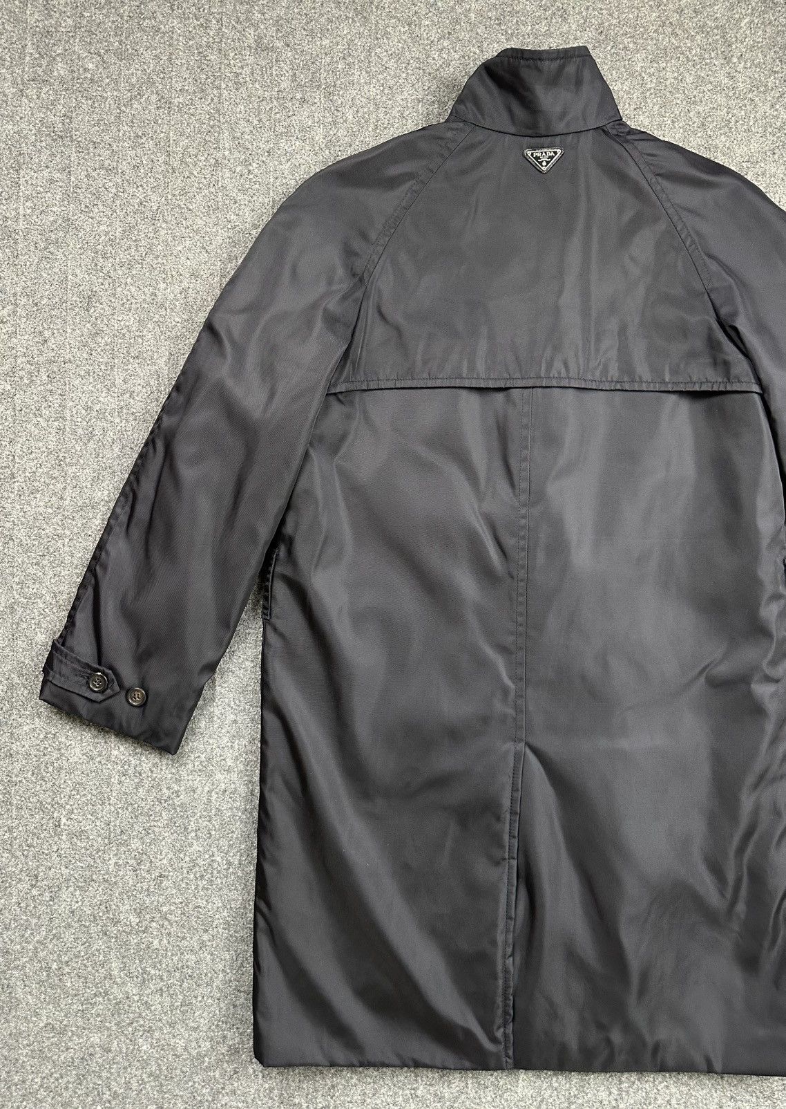 Prada Prada - Mac Zip-Up Nylon Coat - Emblem Logo With Neck Strap Size US M / EU 48-50 / 2 - 11 Thumbnail