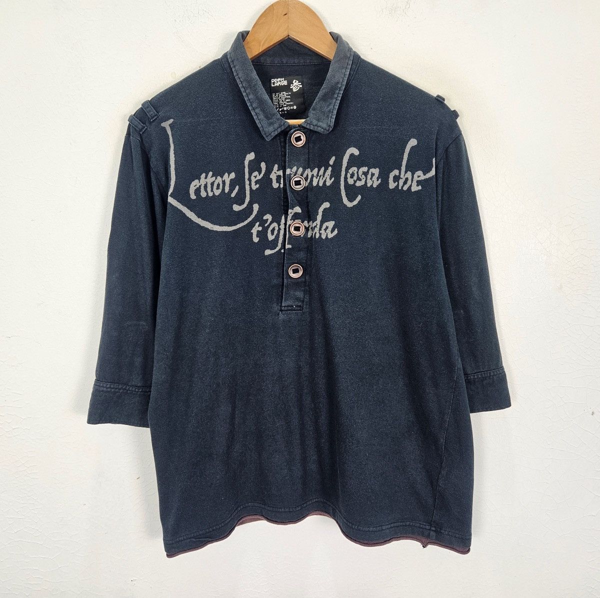 PPFM PPFM Lettor, fe truoni Cosa che t offorda shirt Size US L / EU 52-54 / 3 - 2 Thumbnail