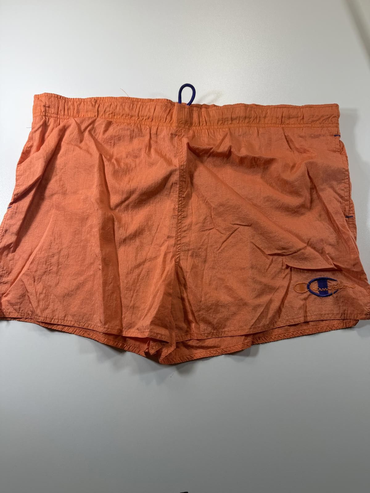 Champion Champion Orange Swim Shorts with Logo Embroidery Size US 34 / EU 50 - 1 Thumbnail