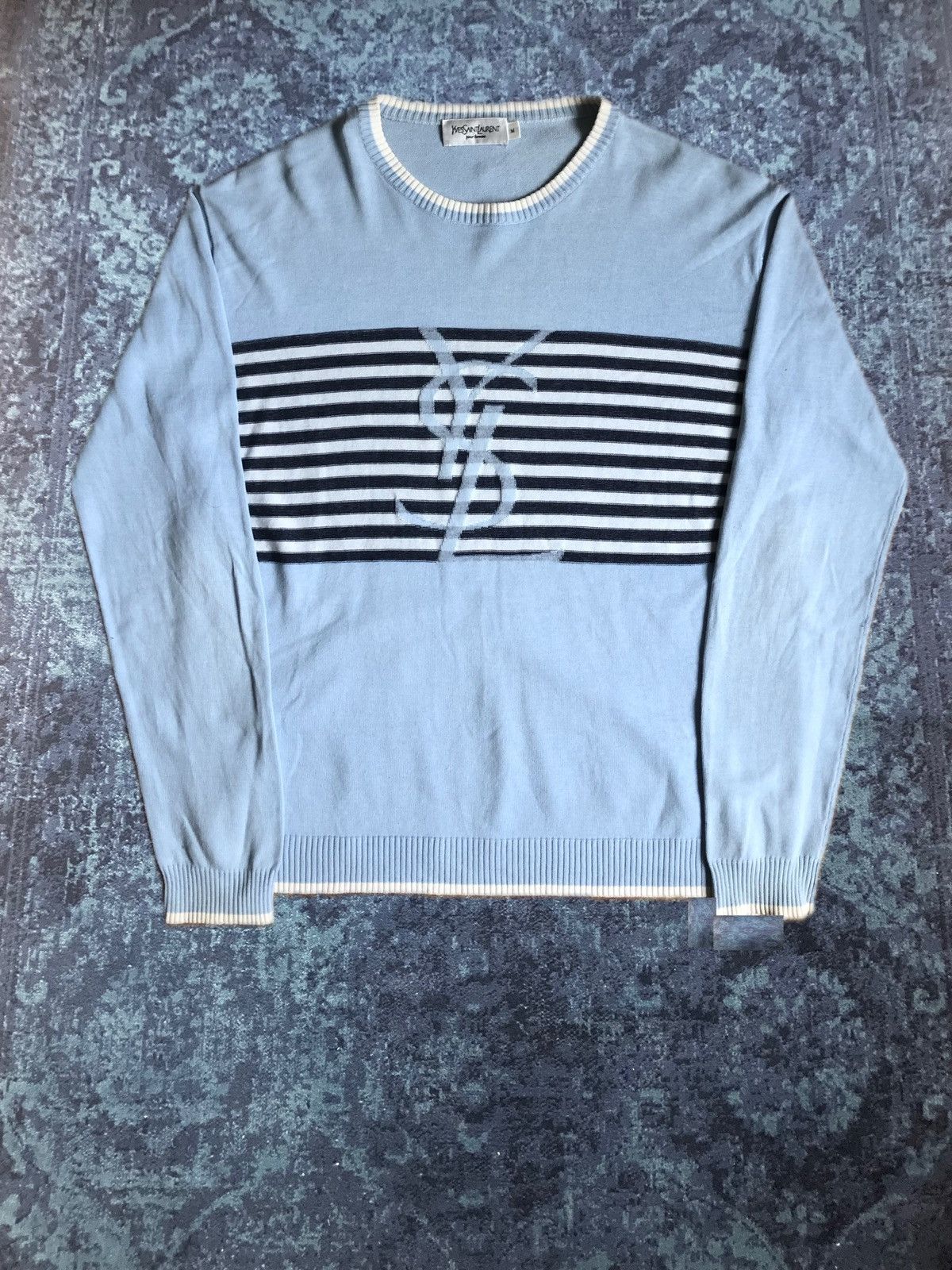Vintage × Yves Saint Laurent Ysl "vintage" sweatshirt Size US M / EU 48-50 / 2 - 1 Thumbnail