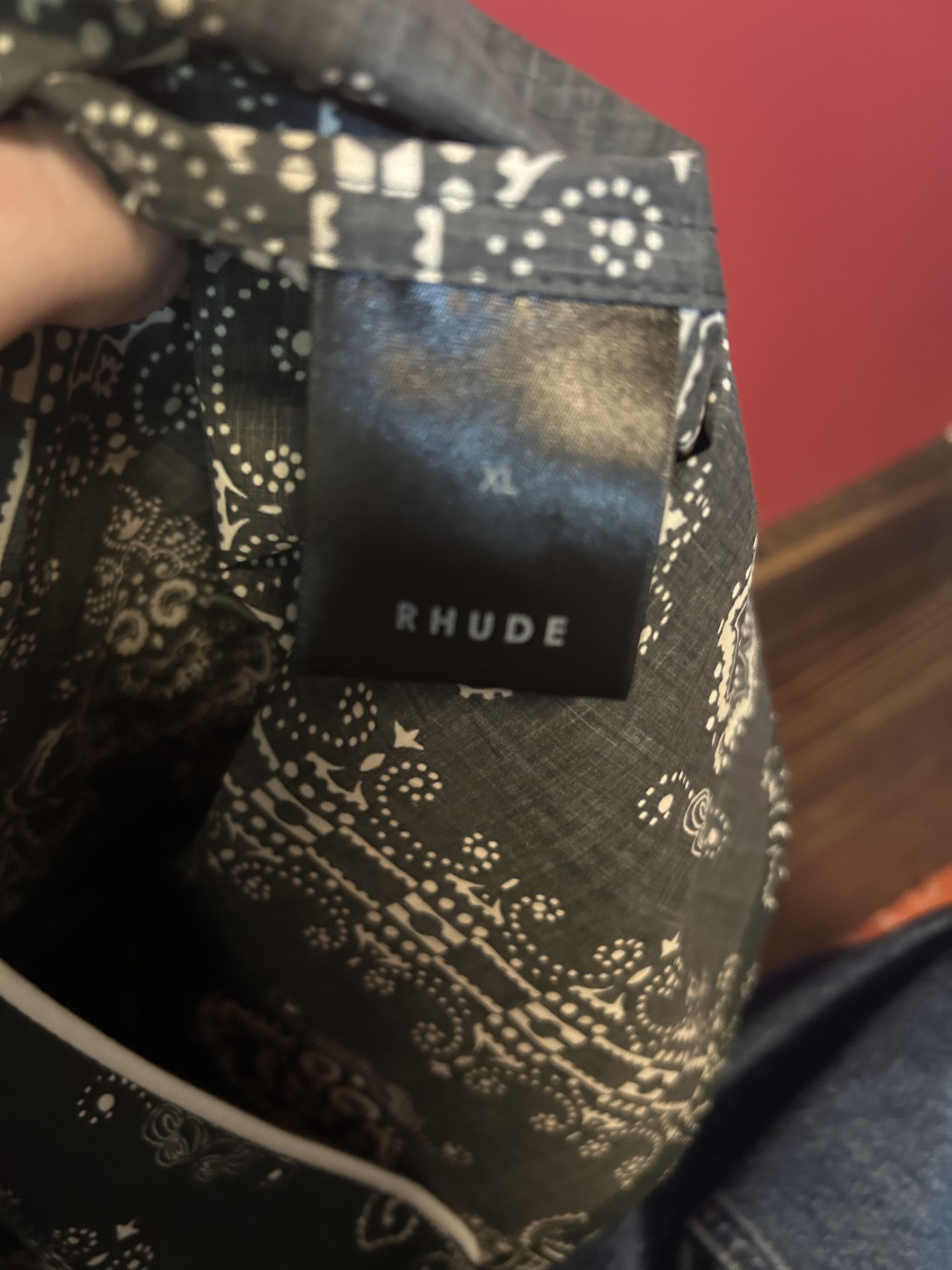 Rhude Rhude green bandana button up wind breaker Size US XL / EU 56 / 4 - 4 Thumbnail