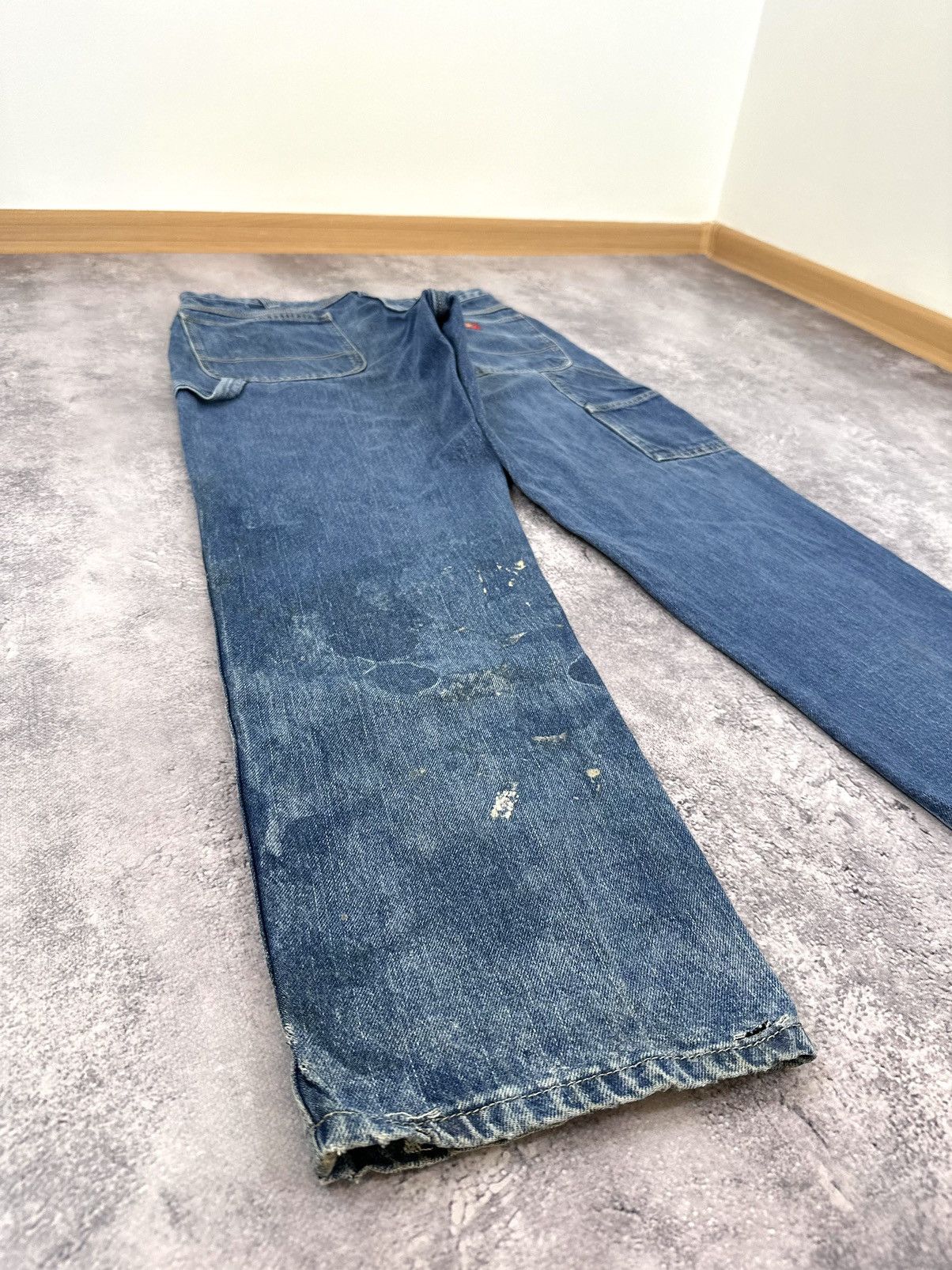 Dickies Vintage Dickies Carpenter USA Distressed Opium Work Pants Size US 34 / EU 50 - 4 Thumbnail