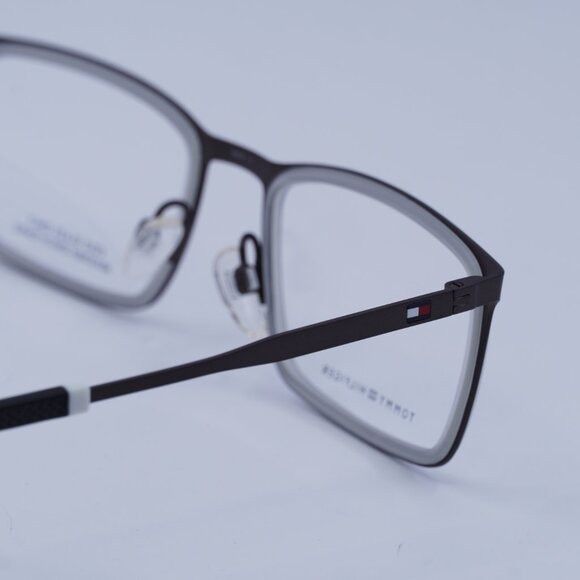 Tommy Hilfiger Tommy Hilfiger TH 1844 04VF 00 Eyeglasses Grey/Brown 55mm Size ONE SIZE - 11 Thumbnail