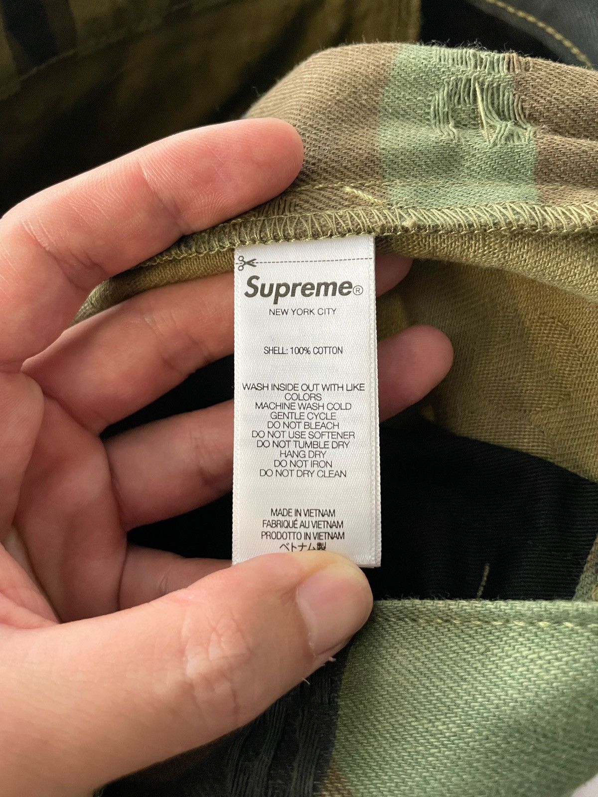 Supreme Supreme Jacquard Logos Double Knee Denim Painter Jeans Size US 30 / EU 46 - 12 Thumbnail