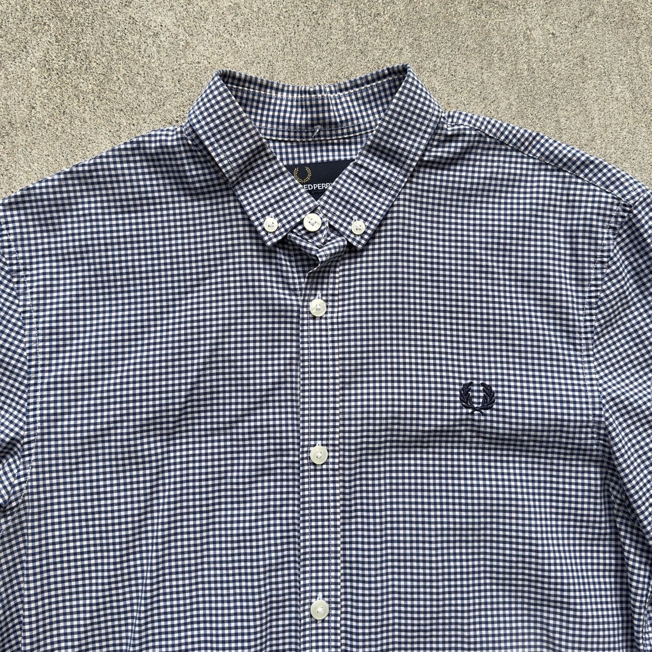 Fred Perry Fred Perry Button Up Oxford Shirt Check Stripe Men Small Size US S / EU 44-46 / 1 - 2 Thumbnail
