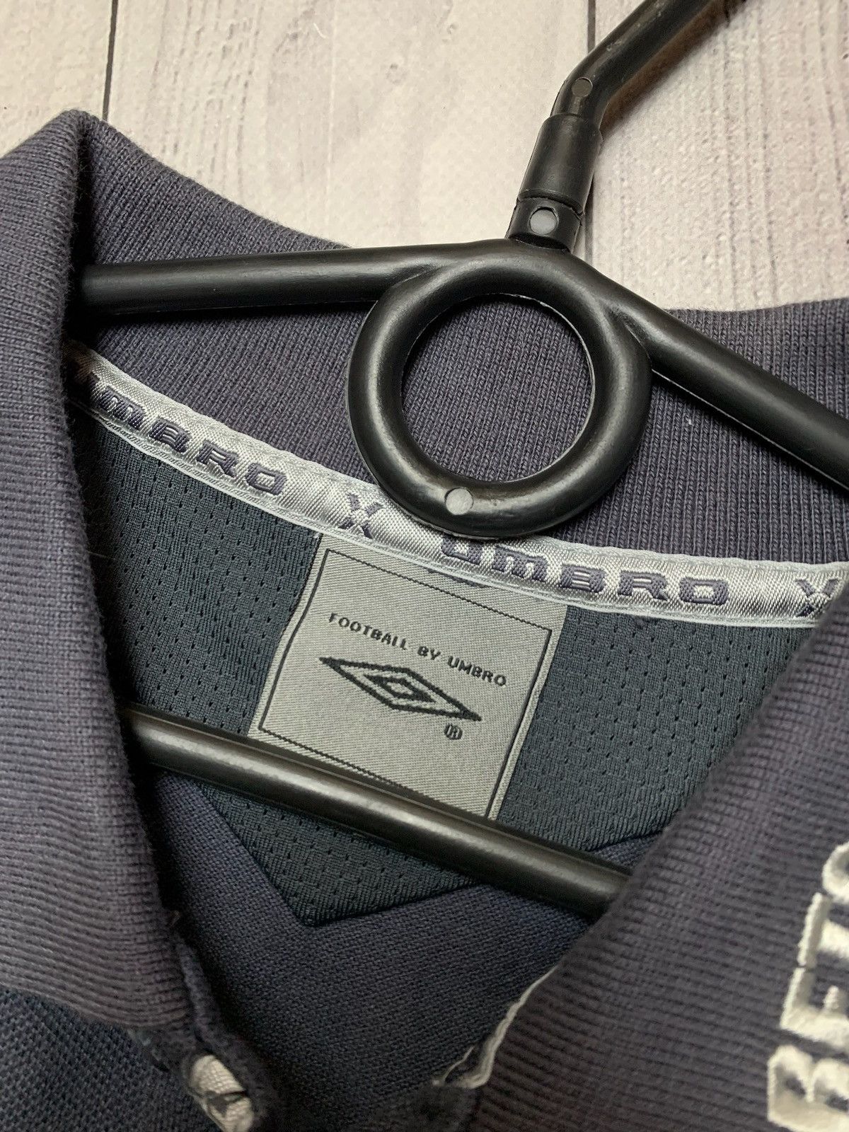 Umbro × Vintage Vintage Umbro Blackburn soccer polo grey size M Size US M / EU 48-50 / 2 - 3 Thumbnail