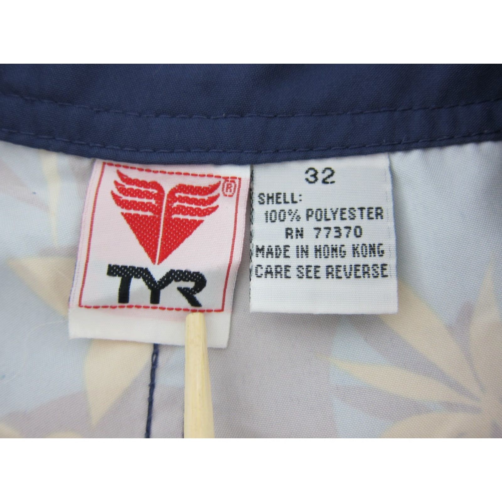 Vintage TYR Blue Yellow Floral Hawaiian Pocket Swim Surf Beach Board Short Men 32 Size US 32 / EU 48 - 3 Thumbnail