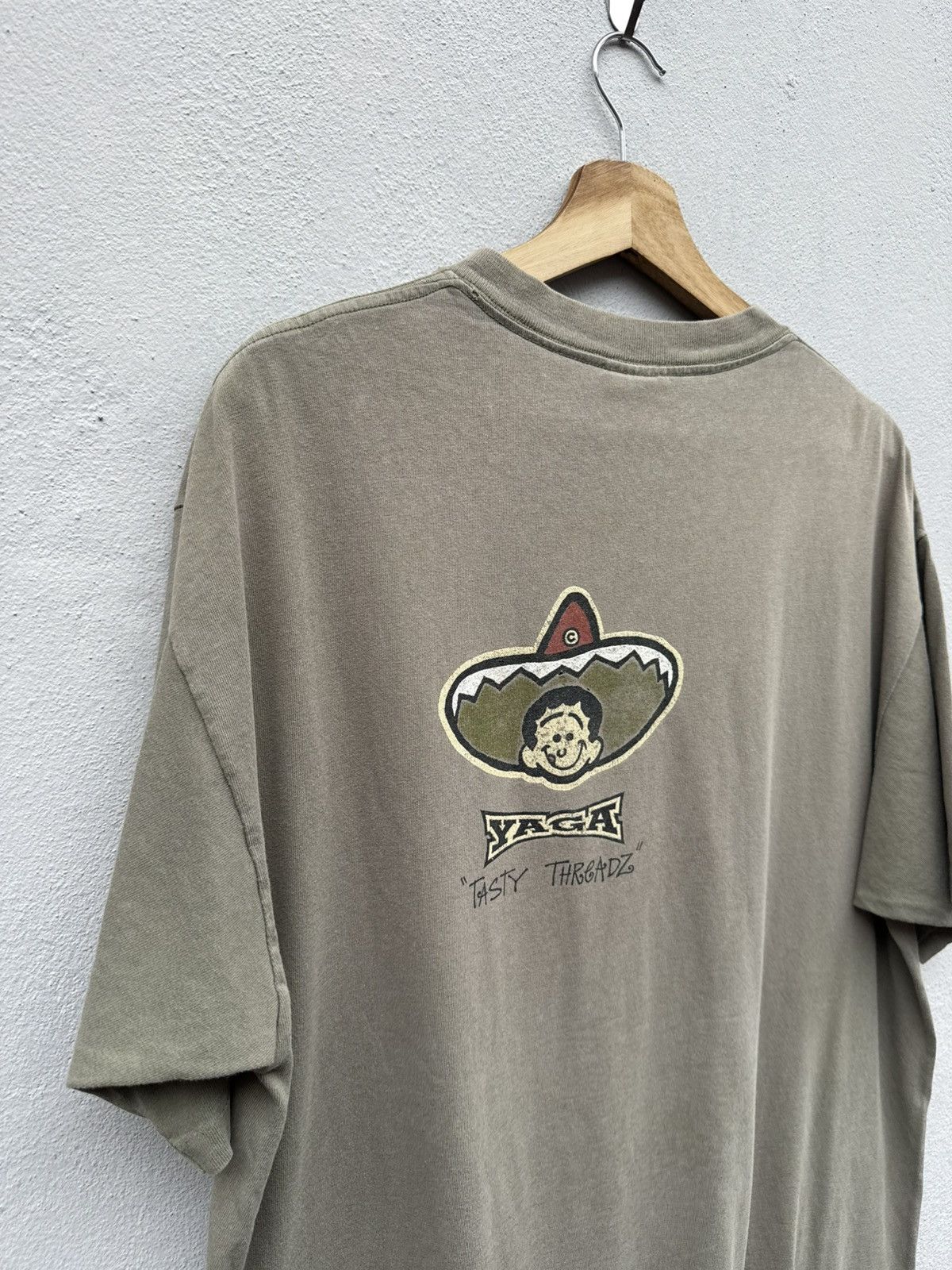 Thrasher Vintage 90’s YAGA "Tasty Threads" Rare Graphics Skate Tee Size US XL / EU 56 / 4 - 10 Thumbnail
