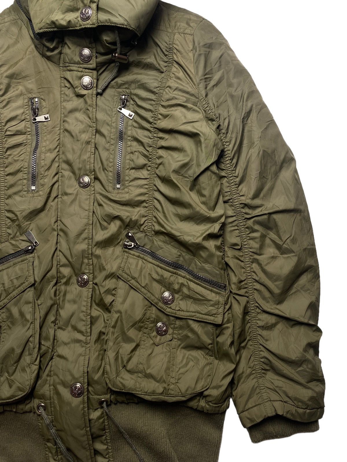 If Six Was Nine × Japanese Brand × Le Grande Bleu (L.G.B.) 2000s Dolly Angela - Fur Hoodie Cargo Jacket Size L / US 10 / IT 46 - 9 Thumbnail