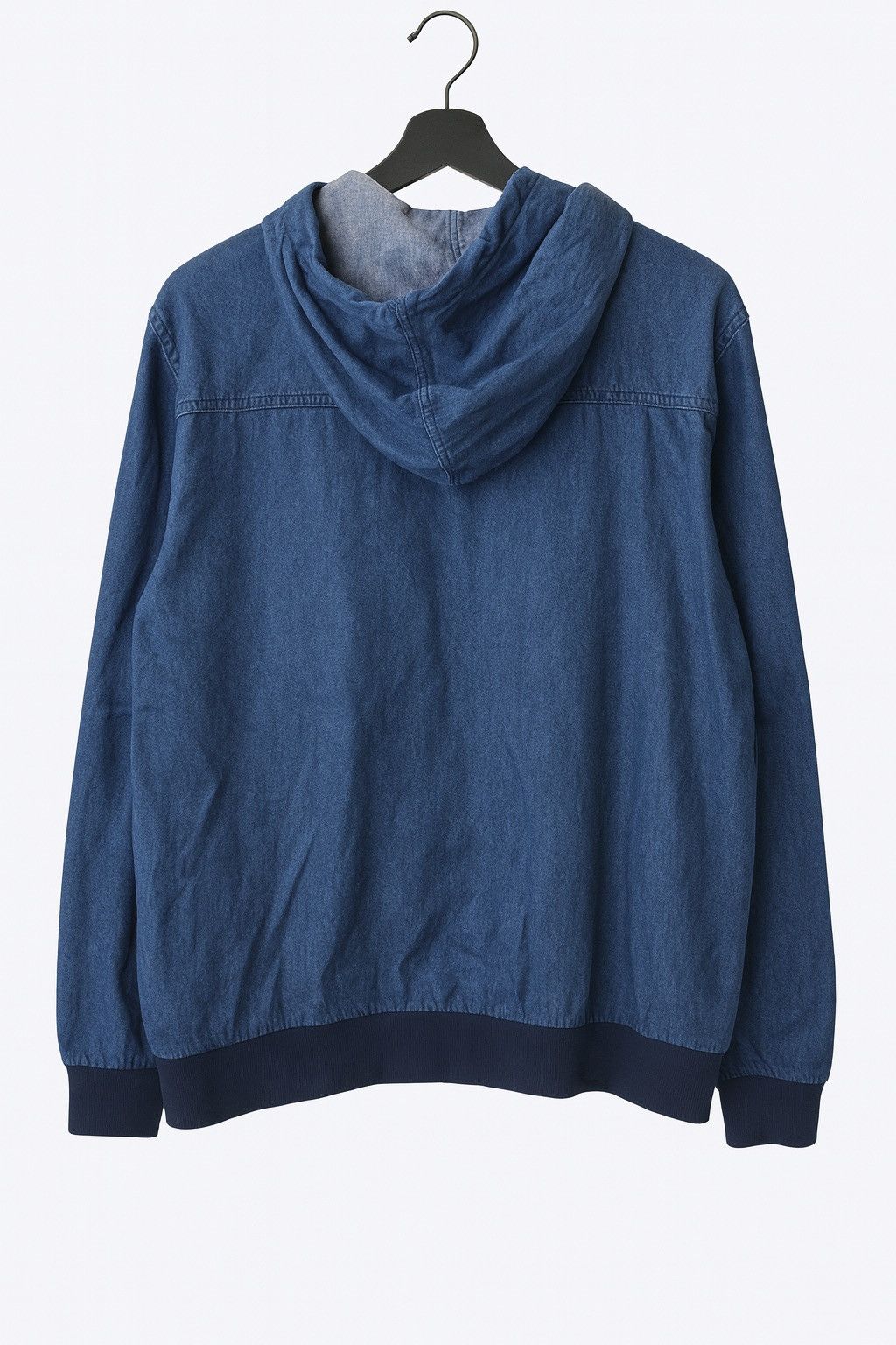 Japanese Brand Chihiro Yasuda Vintage Denim Hooded Jacket – Japanese Size US XL / EU 56 / 4 - 2 Thumbnail