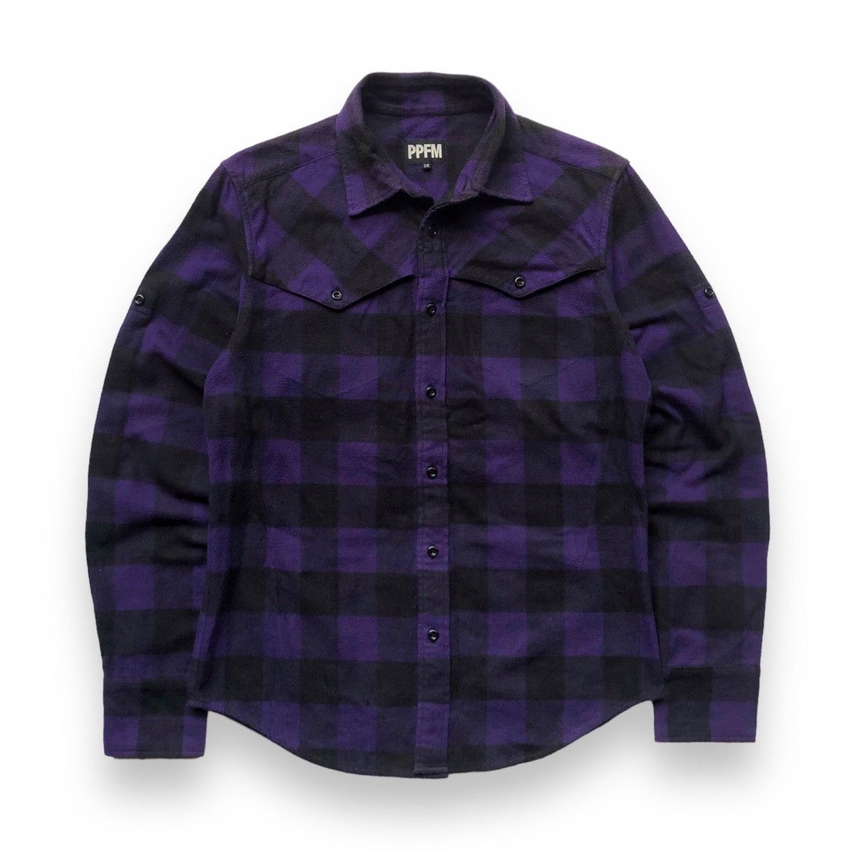 Japanese Brand PPFM Flanel Shirt | Grailed