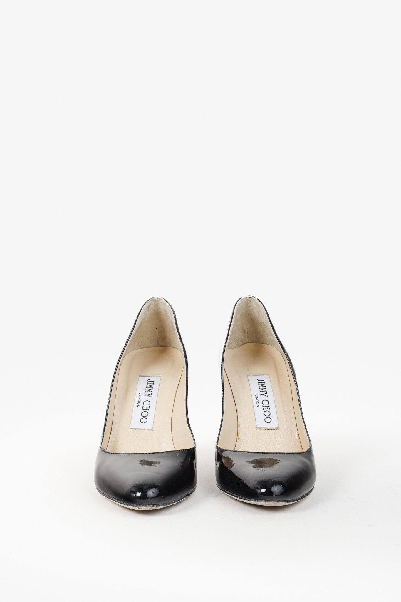 Jimmy Choo Jimmy Choo Gilbert Pump Black Patent Leather Size US 5 / IT 35 - 2 Thumbnail