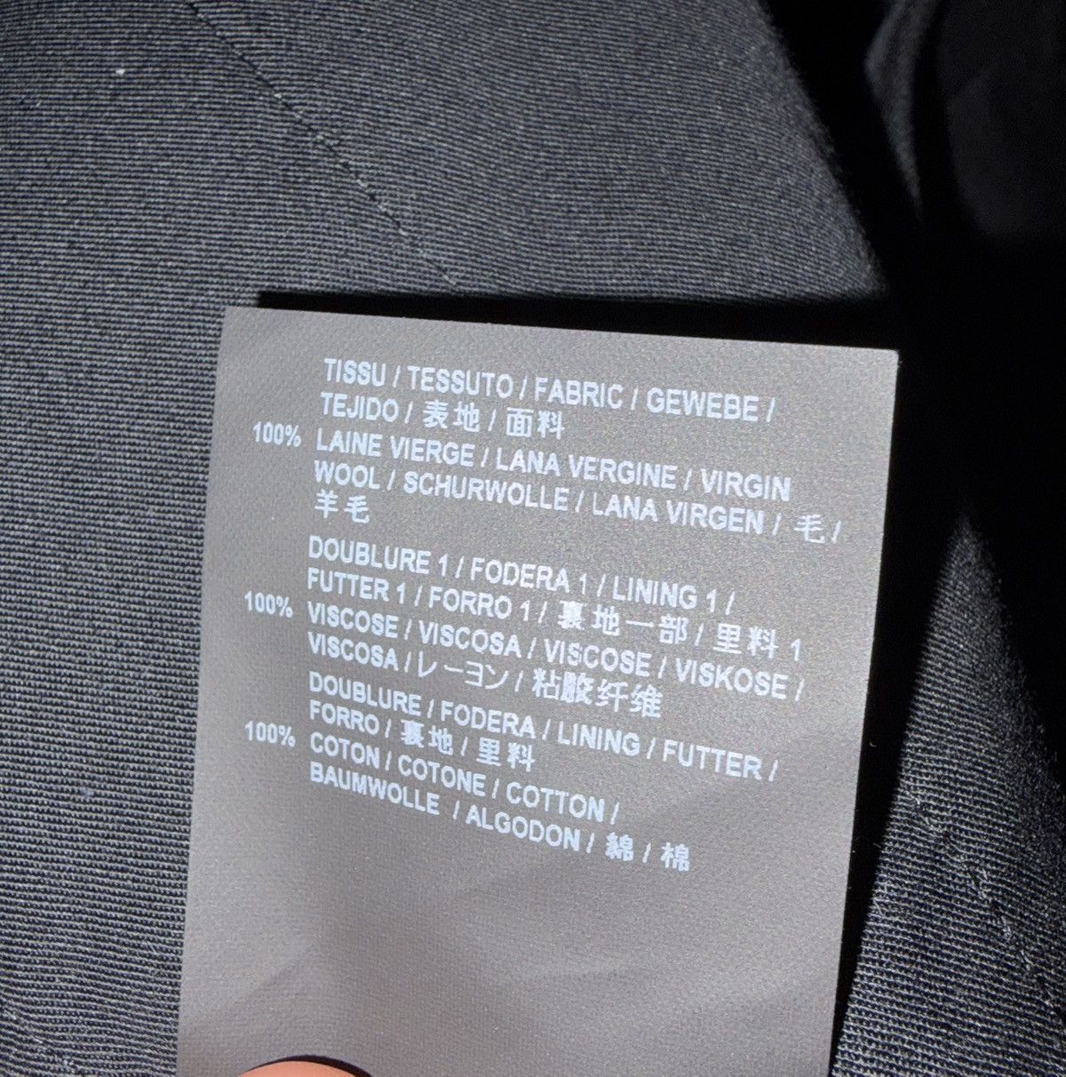 Saint Laurent Paris Slim Fit trousers in wool size 46 Size 36R - 8 Thumbnail