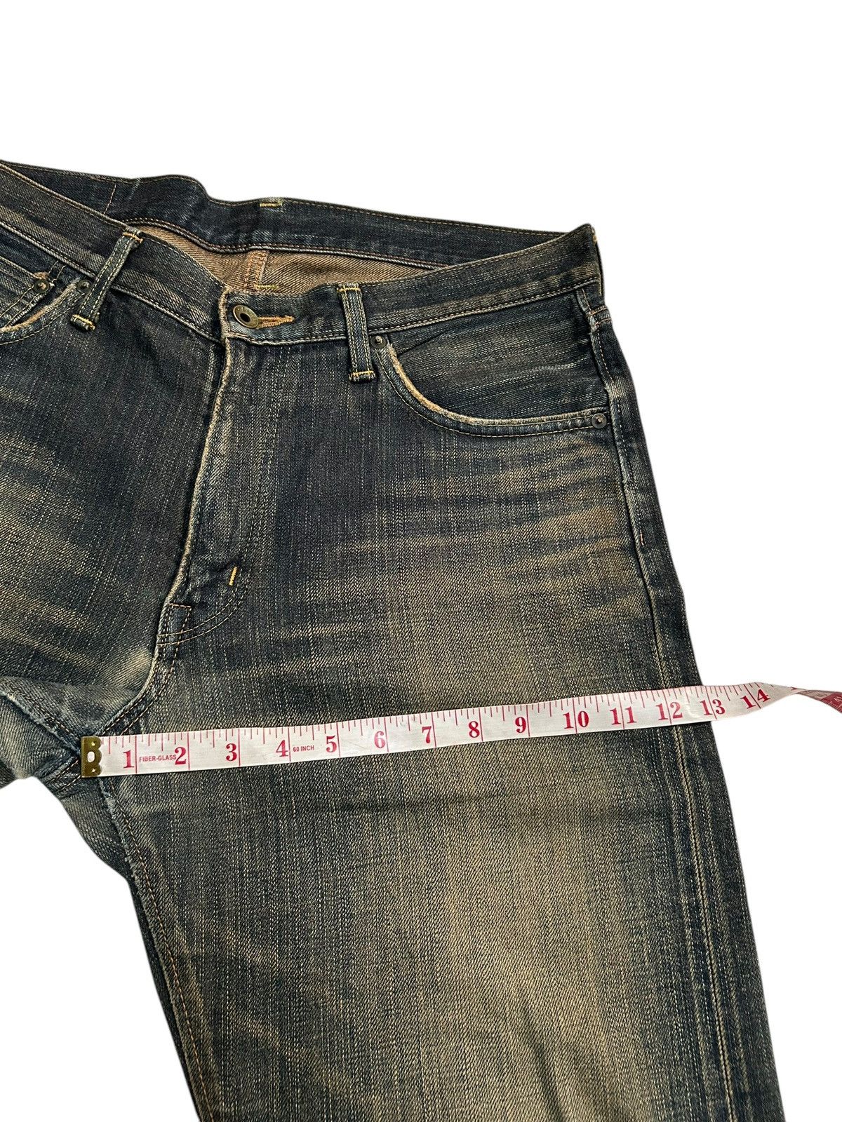Japanese Brand × Kapital × Vintage Edwin Selvedge Rusty Vintage Japanese Denim Jeans Size US 35 - 15 Thumbnail