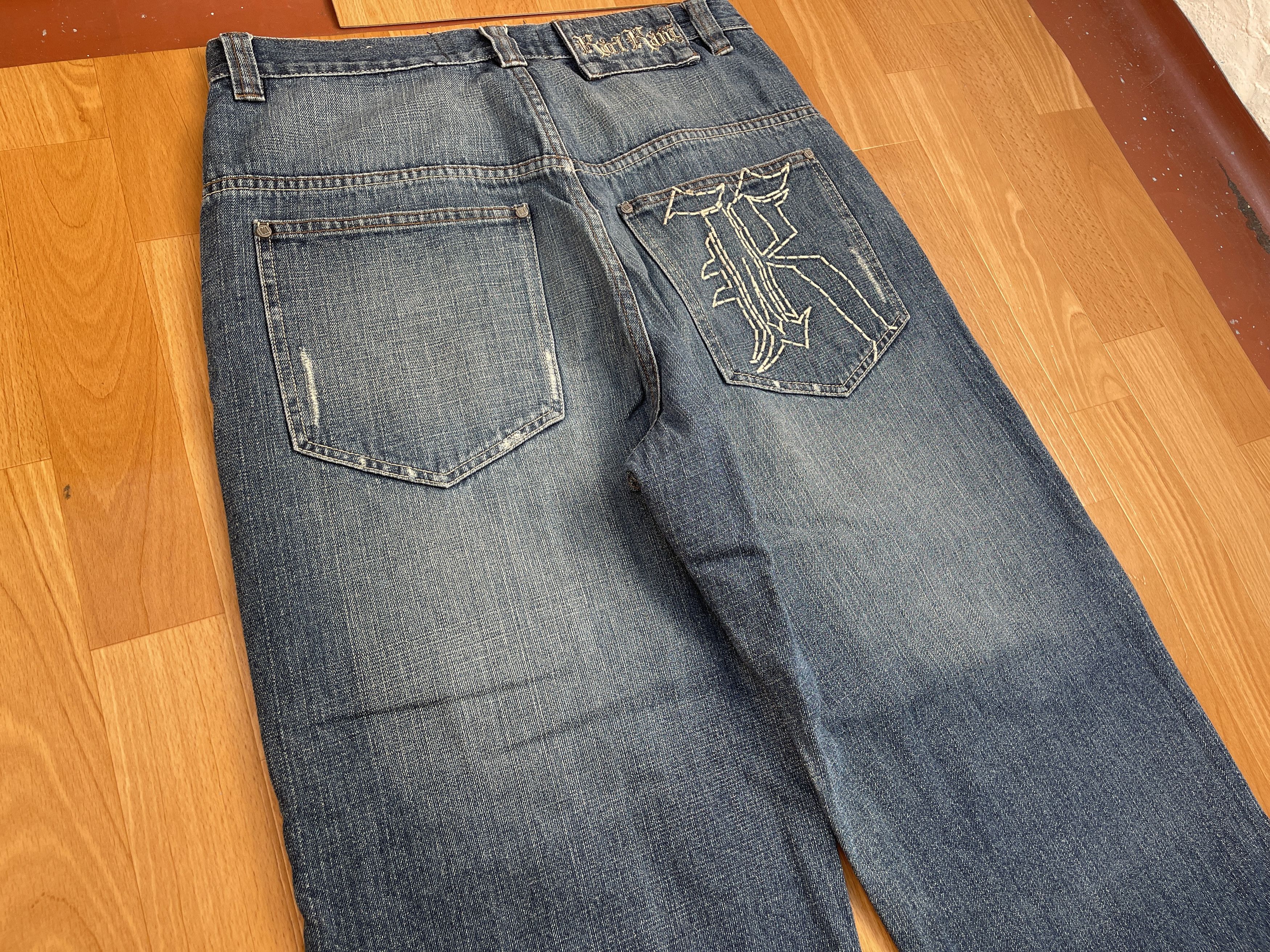 Karl Kani KARL KANI jeans, baggy, vintage Kani jeans, 90s hip hop W 32 Size US 32 / EU 48 - 4 Thumbnail
