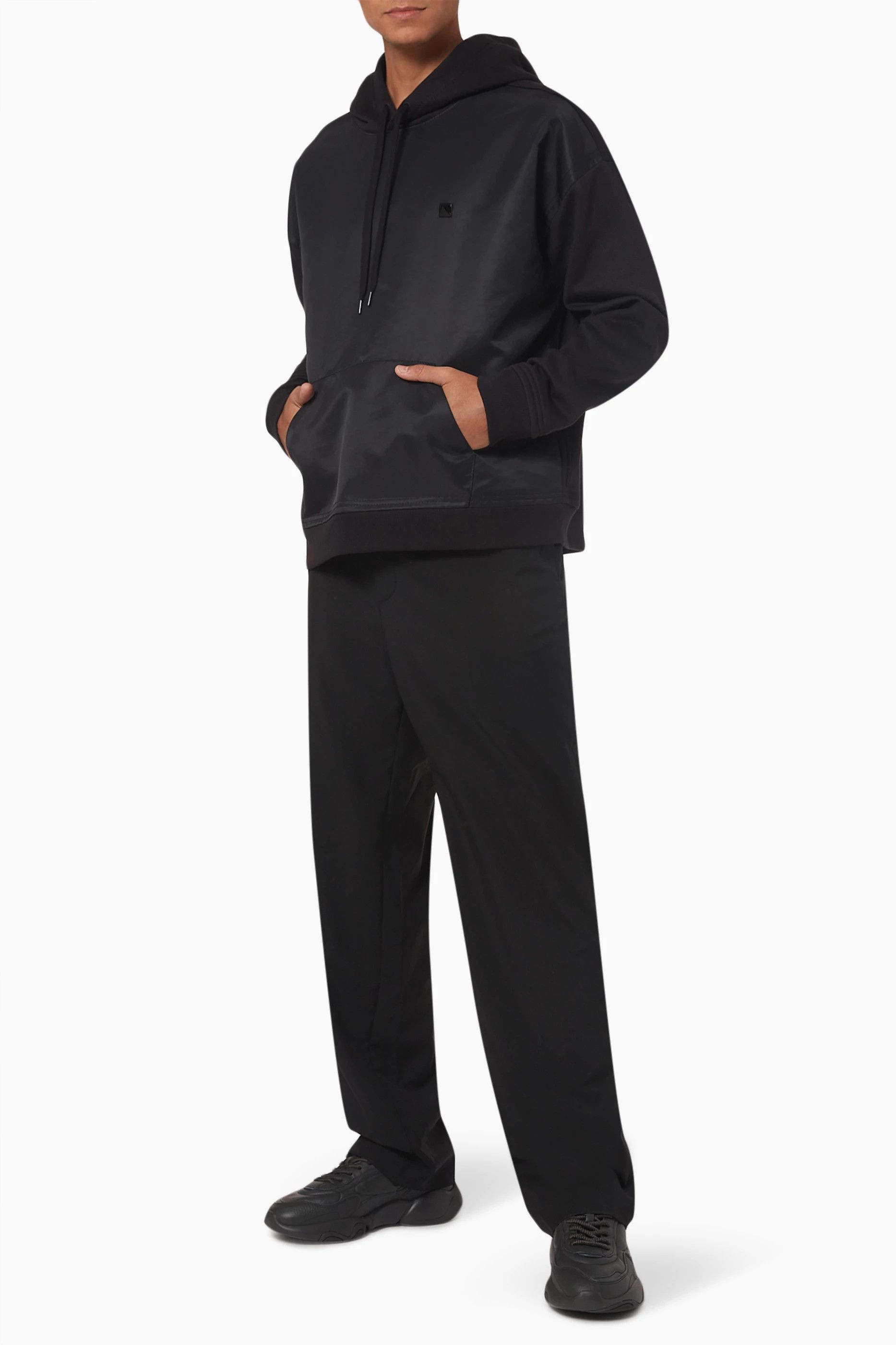 Valentino o1y0525 Logo Hoodie in Black Size US L / EU 52-54 / 3 - 4 Thumbnail