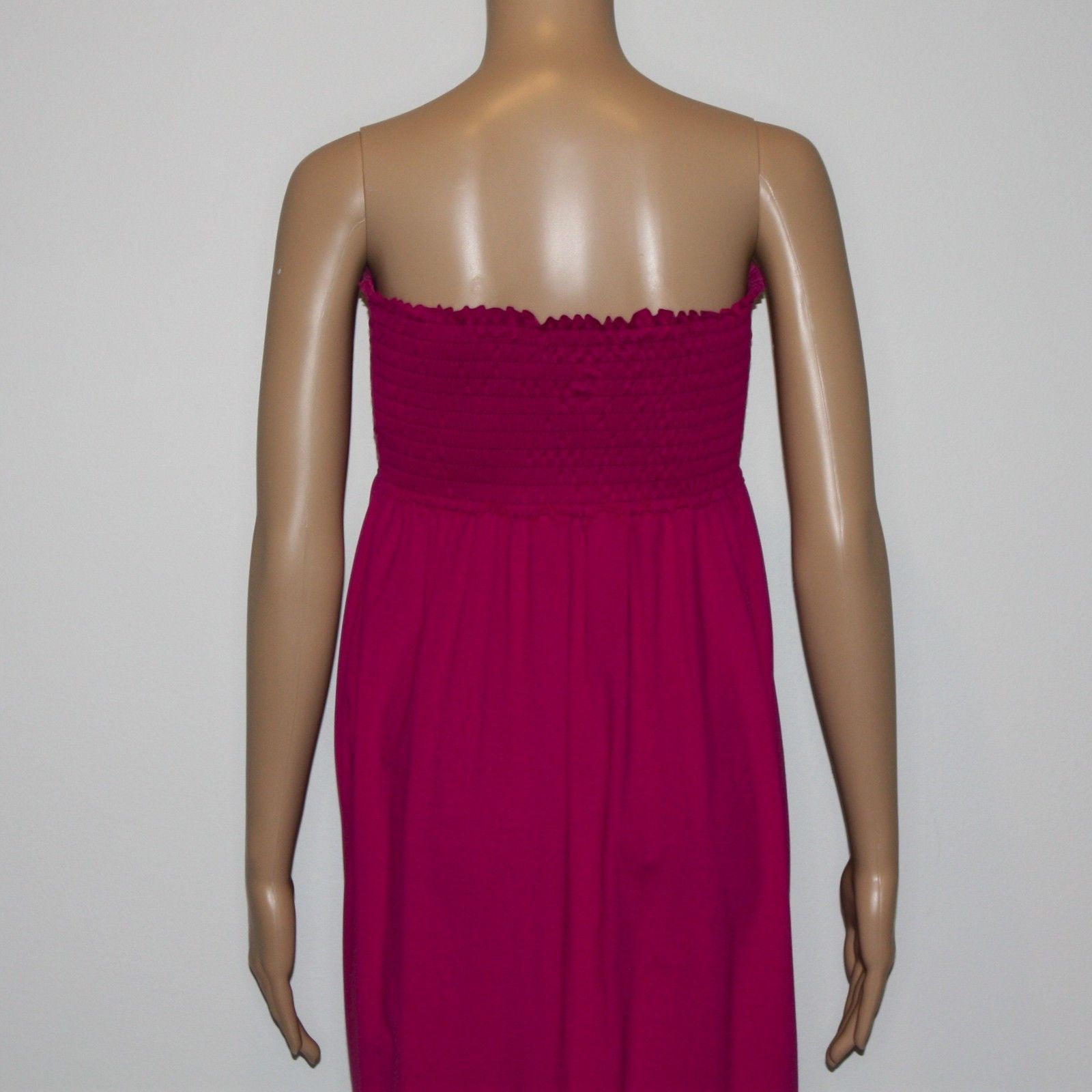 Other Women's Smocked Top Maxi Tube Dress in Raspberry Pink Size S / US 4 / IT 40 - 4 Thumbnail