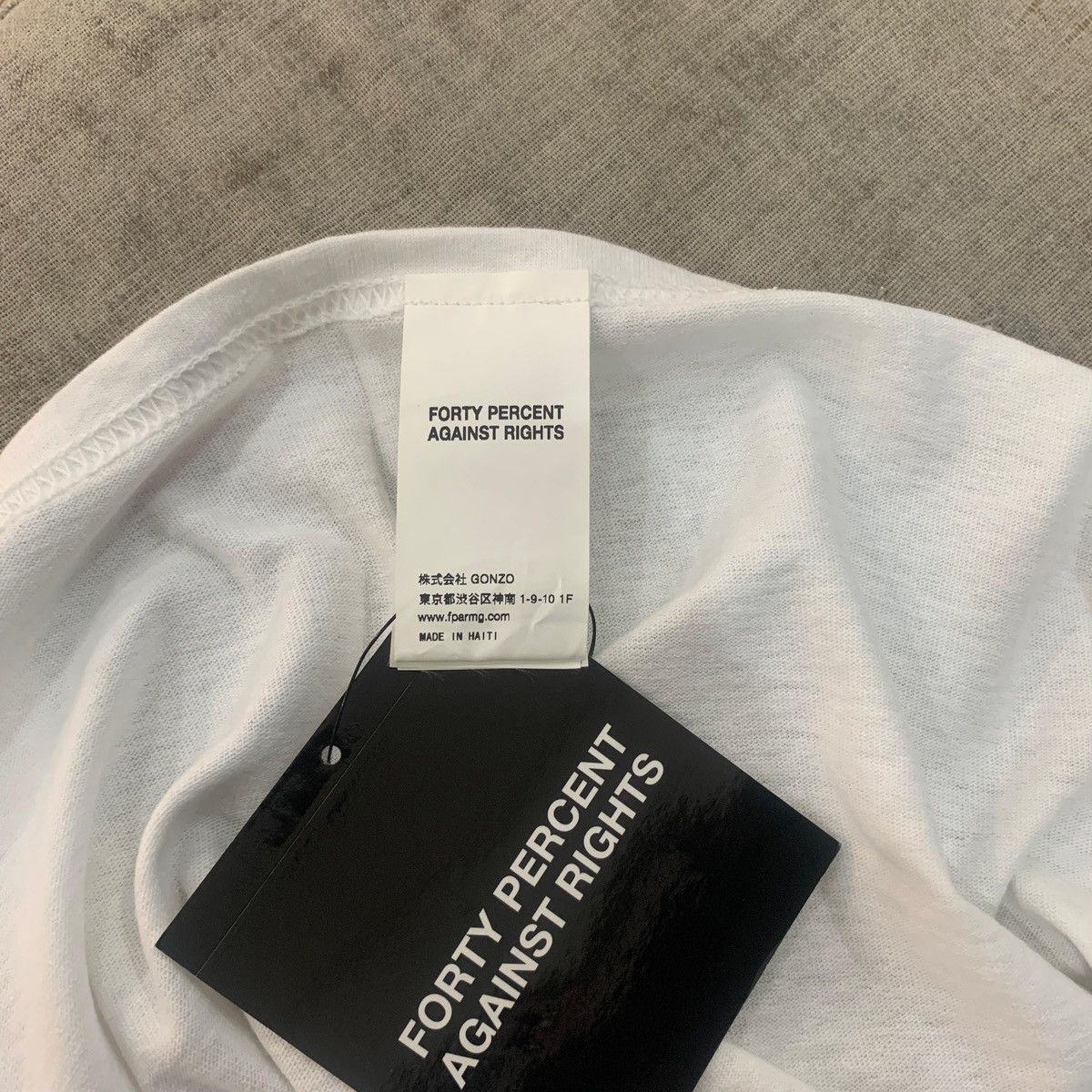 FPAR Fpar Banner Outline Tee - White Size US L / EU 52-54 / 3 - 9 Thumbnail