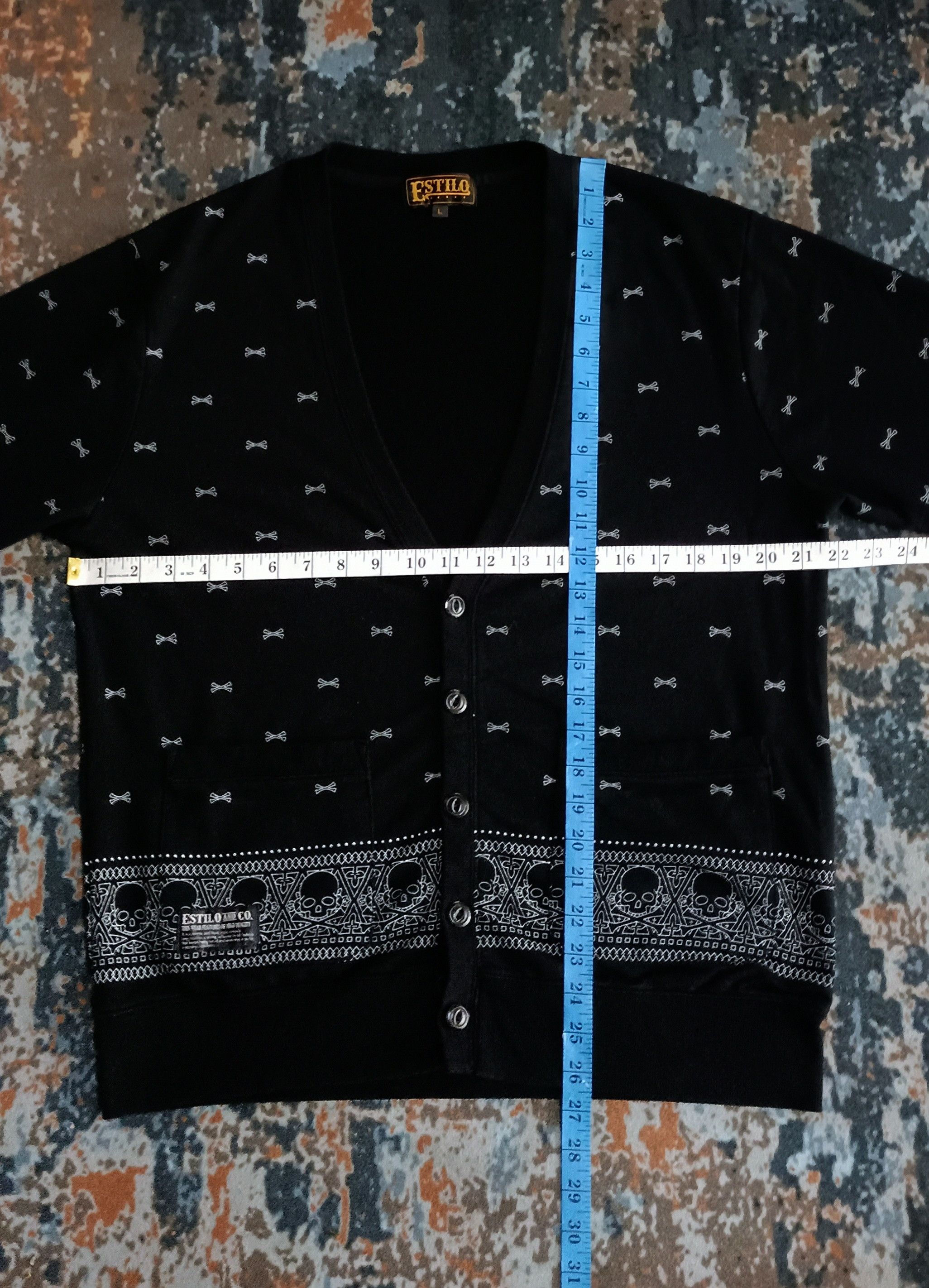 If Six Was Nine Estilo Cardigan Skull ifsixwasnine lgb style Size US L / EU 52-54 / 3 - 14 Thumbnail