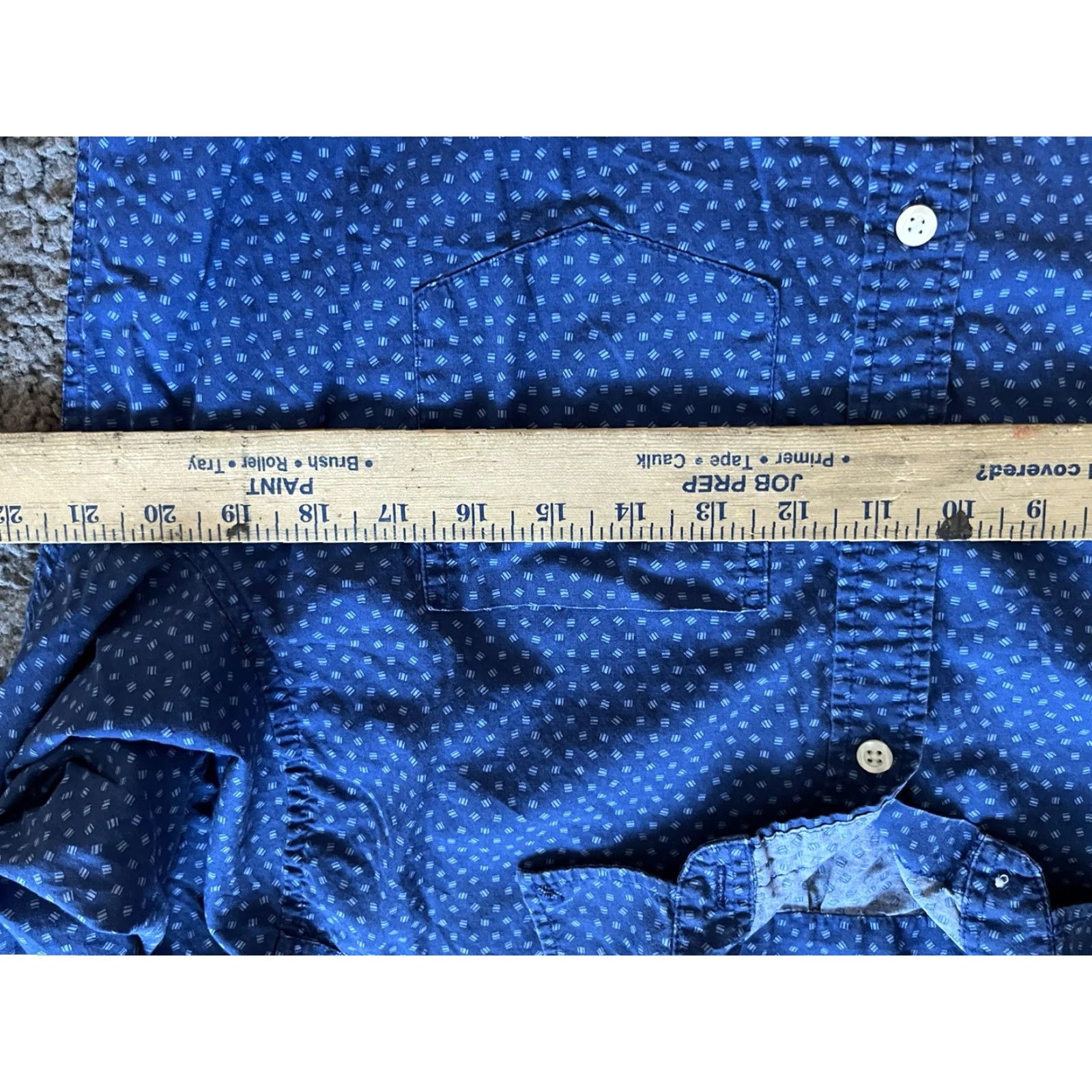 Gap VINTAGE Gap Polka Dot Long Sleeve Button-Up Shirt Adult Small Blue Casual Men’s Size US S / EU 44-46 / 1 - 4 Thumbnail