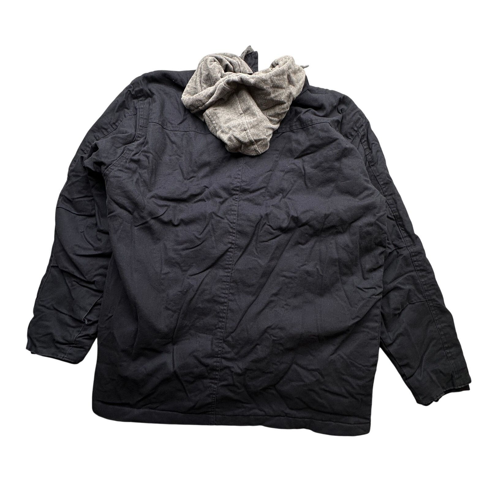 Wrangler Wrangler Canvas Hooded Work Jacket 55253 Mens XL Quilt Lined Size US XL / EU 56 / 4 - 8 Thumbnail