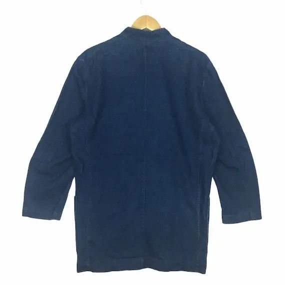 Comme des Garcons Vtg COMME DES GARCONS Indigo Denim Jeans Jacket Rei Kawakubo Size L / US 10 / IT 46 - 6 Thumbnail