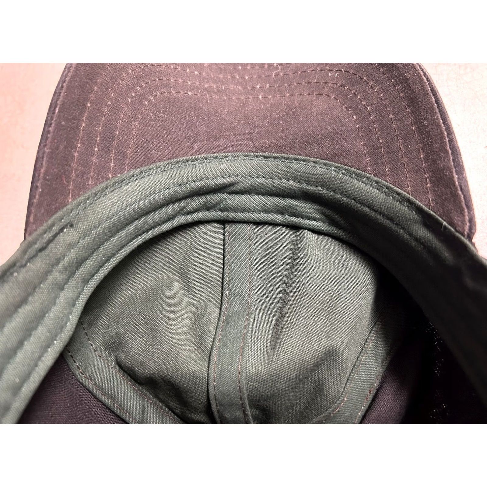 Goorin Bros. VINTAGE Goorin Bros Grenadier 6 Panel Waxed Cotton Adjustable Strapback Musky Pike Hat Men Size ONE SIZE - 8 Thumbnail