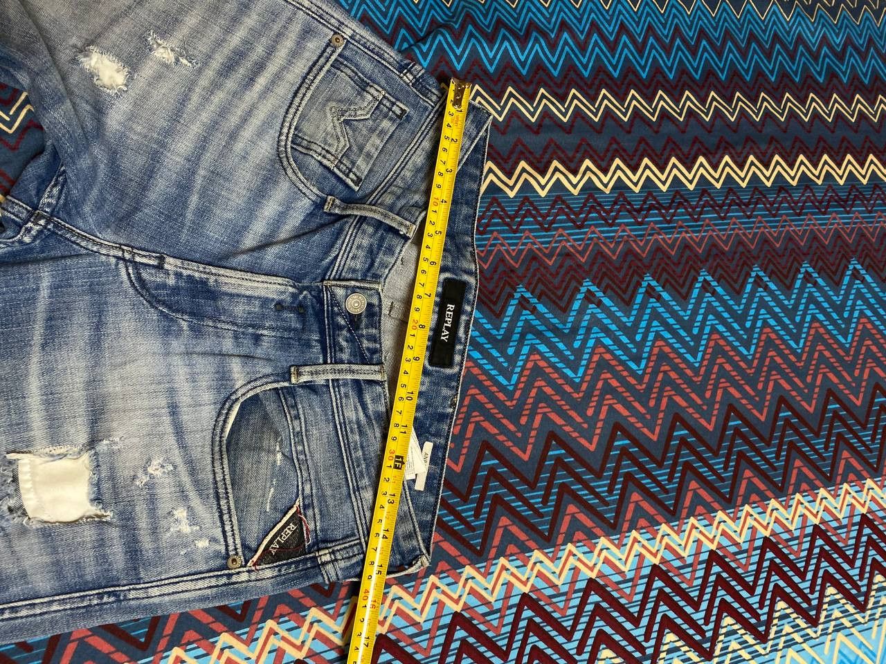 Replay × Vintage Vintage Replay Flared Distressed Jeans Size US 29 - 13 Thumbnail
